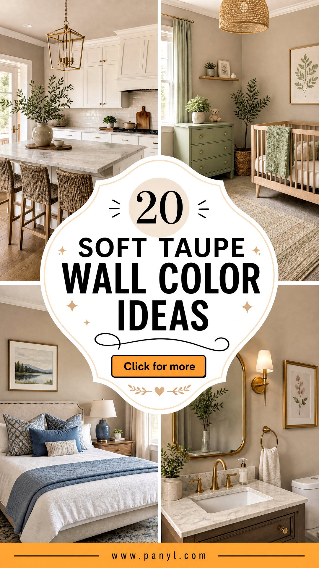 20 Soft Taupe Wall Color Ideas for Calm Elegant Homes - 20 Soft Taupe Wall Color Ideas for Calm, Elegant Homes