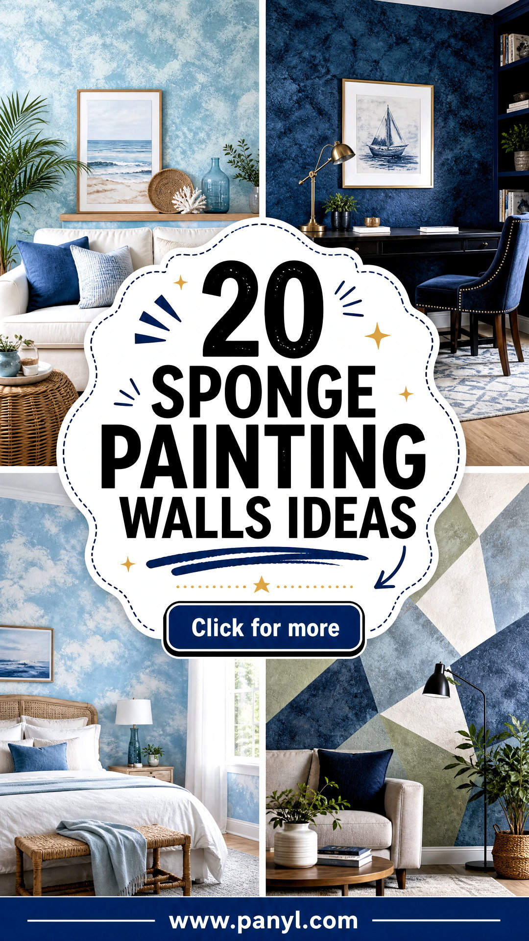 20 Sponge Painting Walls Ideas for Charming DIY Texture - 20 Sponge Painting Walls Ideas for Charming DIY Texture