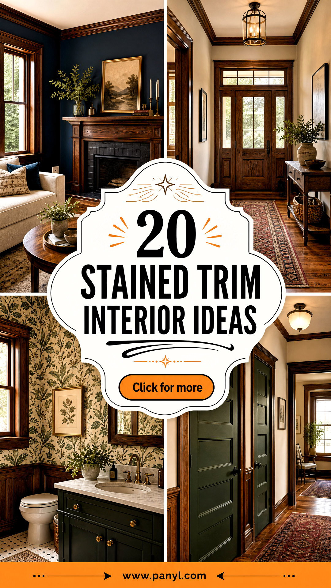 20 Stained Trim Interior Ideas for Warm Characterful Rooms - 20 Stained Trim Interior Ideas for Warm, Characterful Rooms