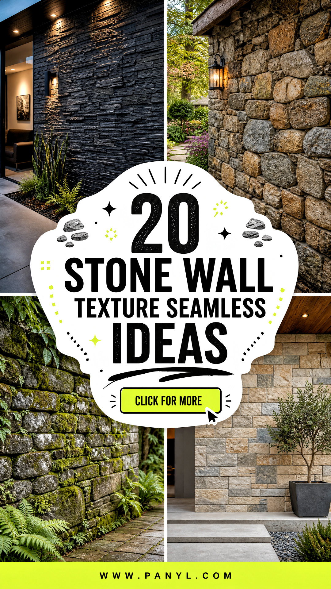 20 Stone Wall Texture Seamless Ideas for Modern Interiors - 20 Stone Wall Texture Seamless Ideas for Modern Interiors