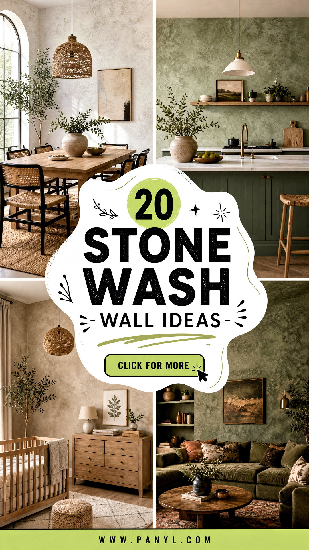 20 Stone Wash Wall Ideas for Warm Organic Modern Style - 20 Stone Wash Wall Ideas for Warm, Organic Modern Style