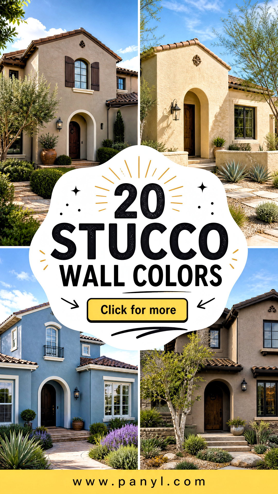 20 Stucco Wall Colors for Timeless Curb Appeal in 2025 - 20 Stucco Wall Colors for Timeless Curb Appeal in 2025