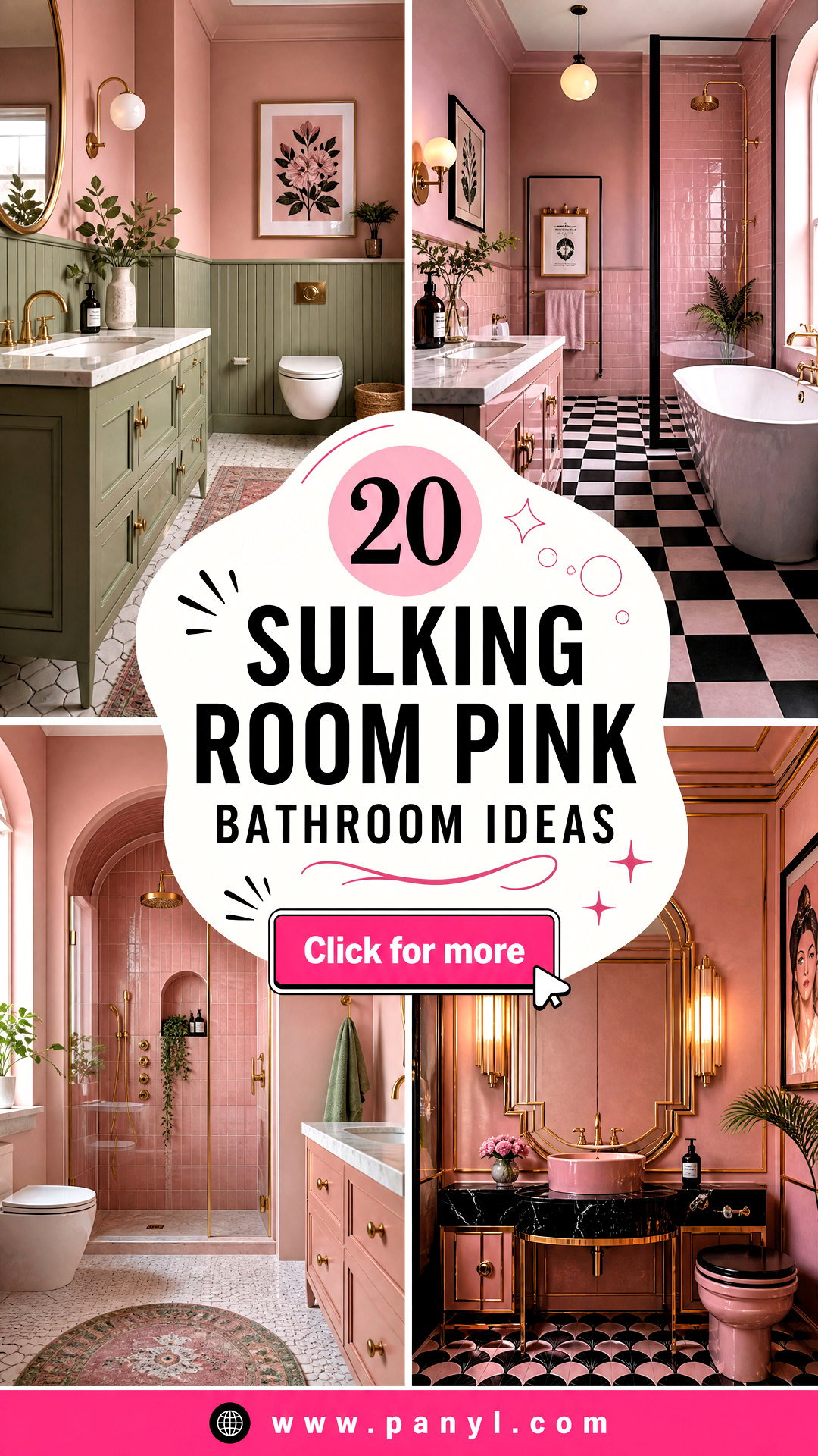20 Sulking Room Pink Bathroom Ideas for a Chic Cozy Refresh - 20 Sulking Room Pink Bathroom Ideas for a Chic, Cozy Refresh