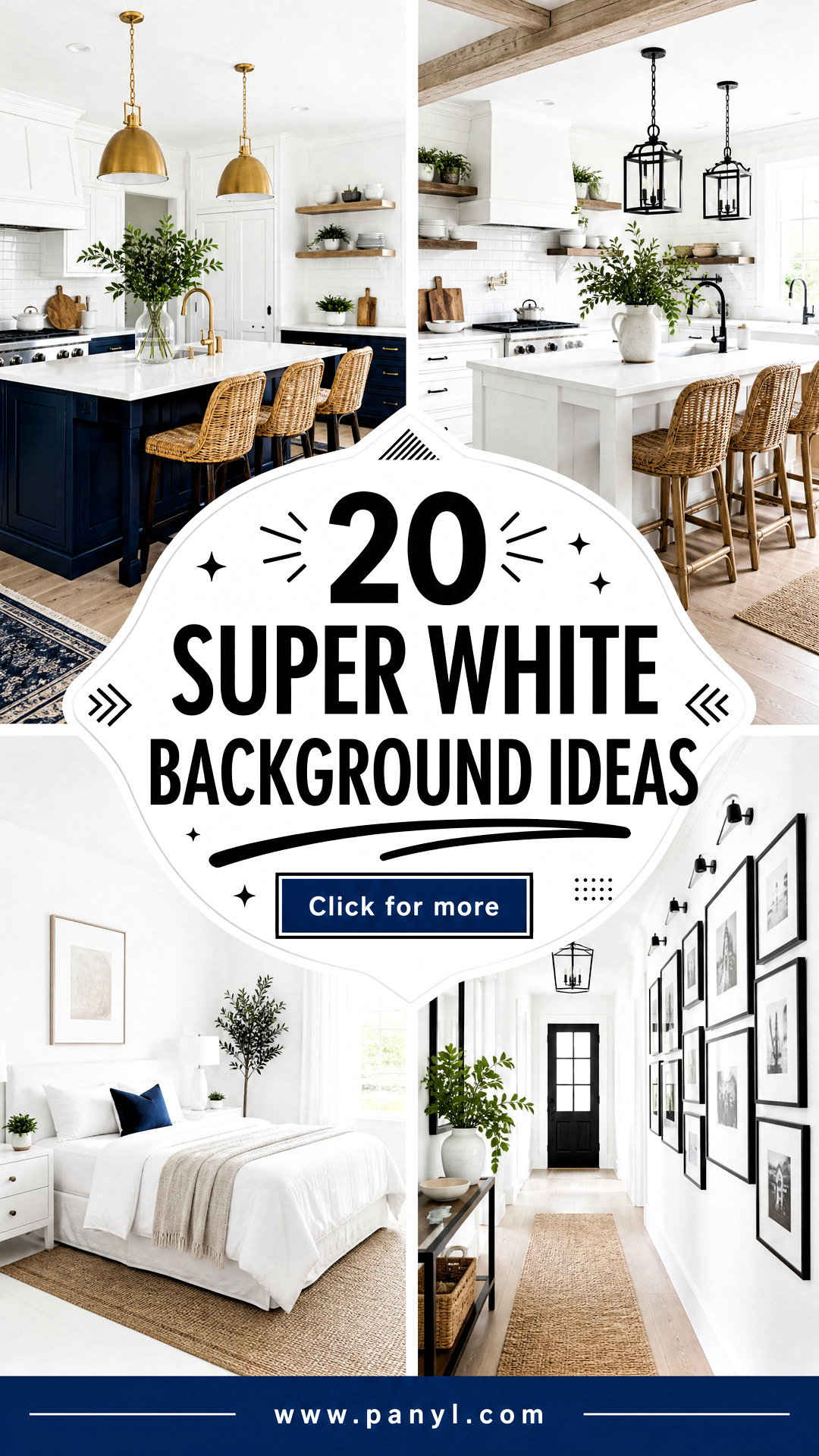 20 Super White Background Ideas for Crisp Modern Spaces - 20 Super White Background Ideas for Crisp, Modern Spaces