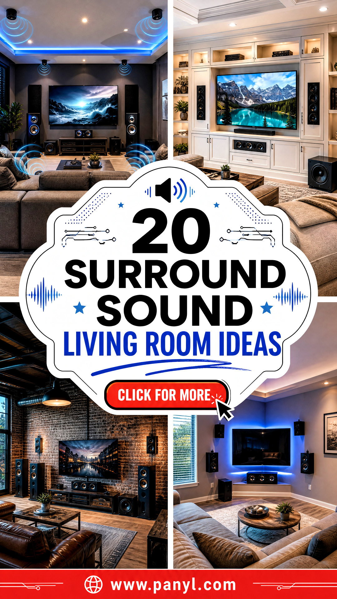 20 Surround Sound Living Room Ideas for an Immersive Home - 20 Surround Sound Living Room Ideas for an Immersive Home