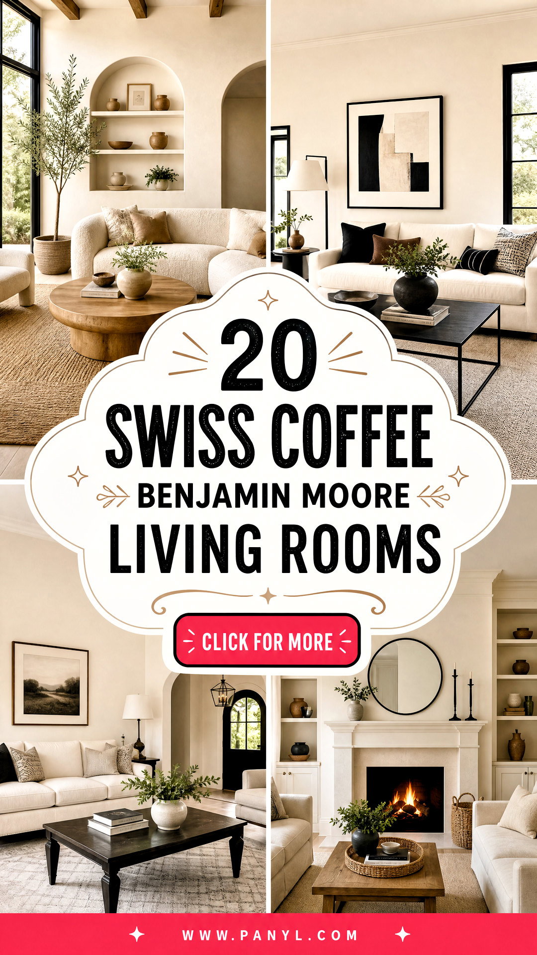 20 Swiss Coffee Benjamin Moore Living Rooms to Inspire You Today - 20 Swiss Coffee Benjamin Moore Living Rooms to Inspire You Today