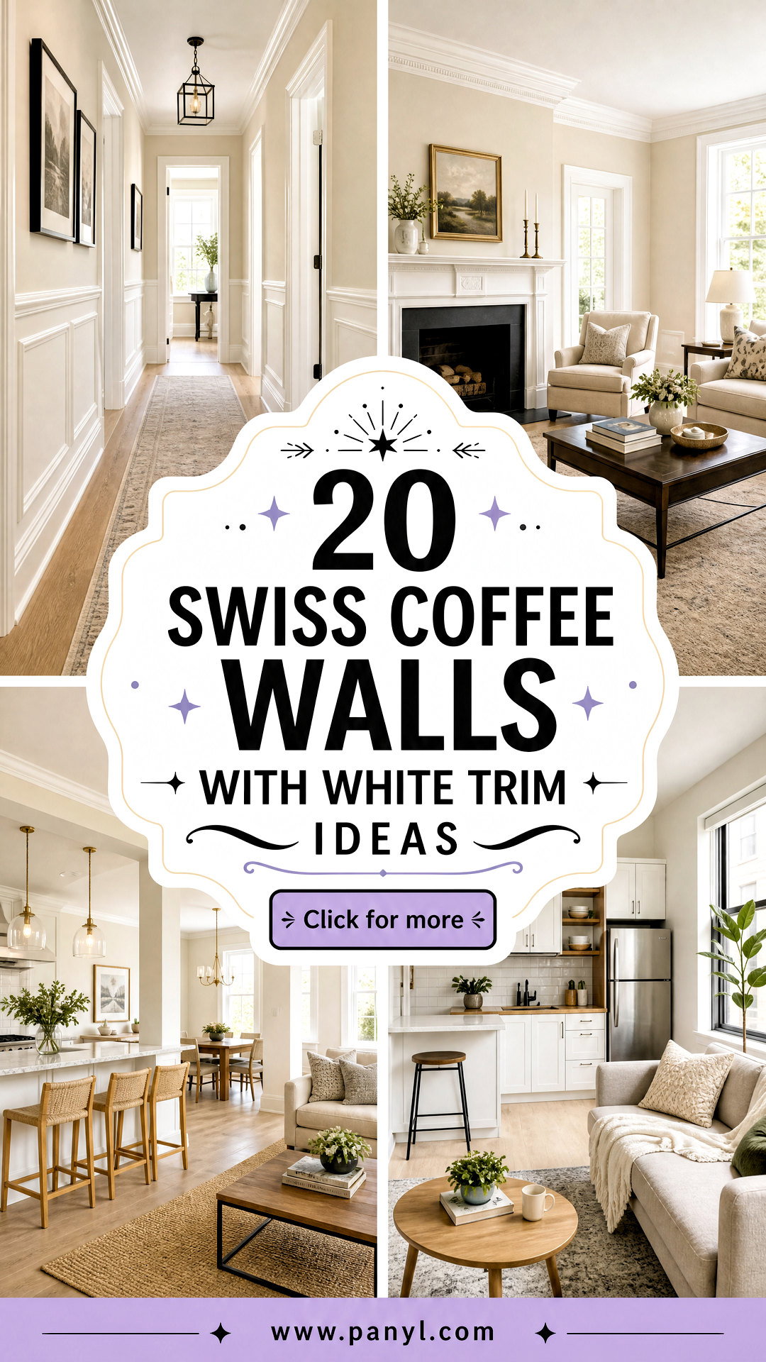 20 Swiss Coffee Walls With White Trim Ideas for Warm Crisp Style - 20 Swiss Coffee Walls With White Trim Ideas for Warm, Crisp Style