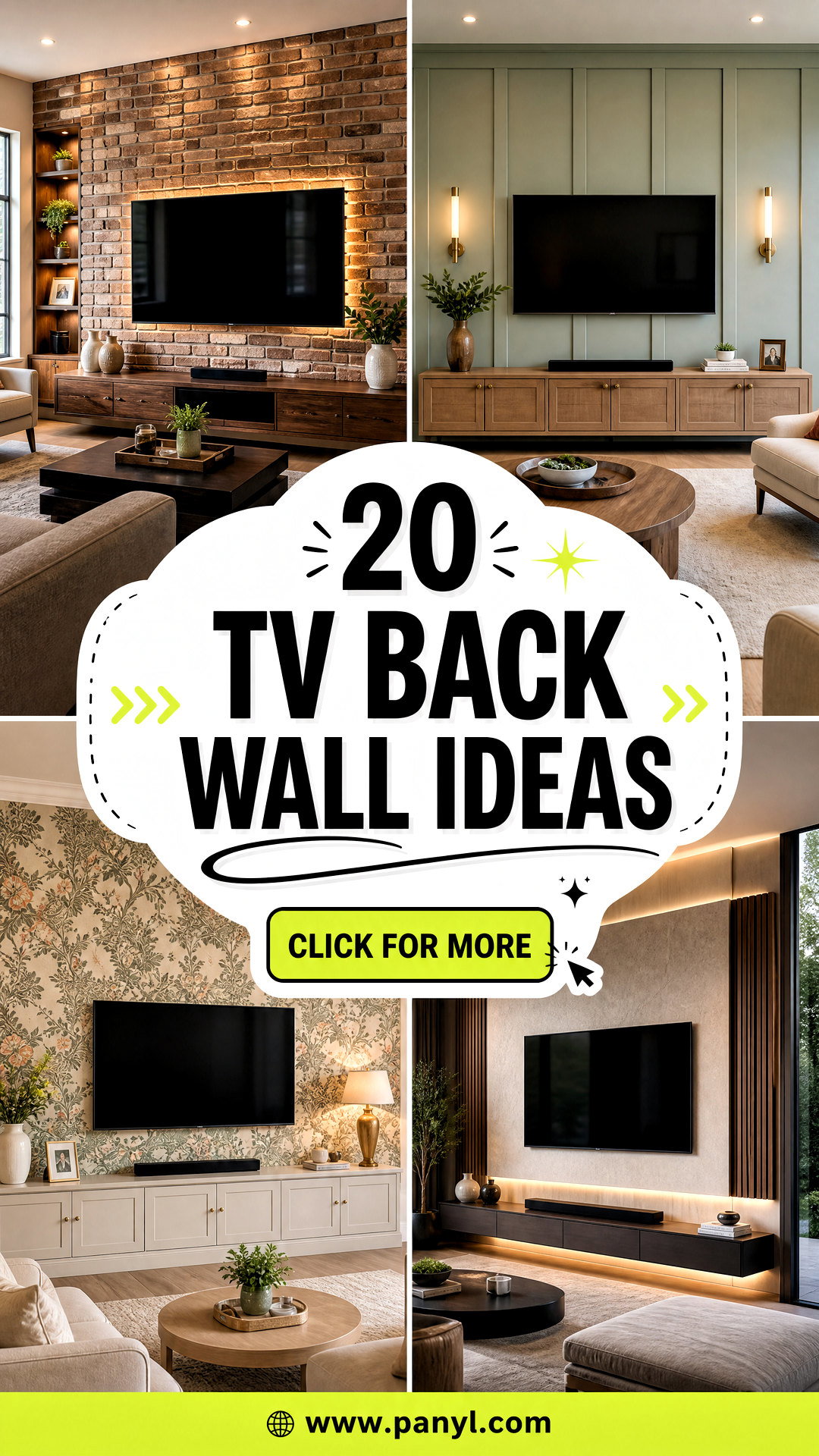20 TV Back Wall Ideas for a Clean High-End Living Room Look - 20 TV Back Wall Ideas for a Clean, High-End Living Room Look