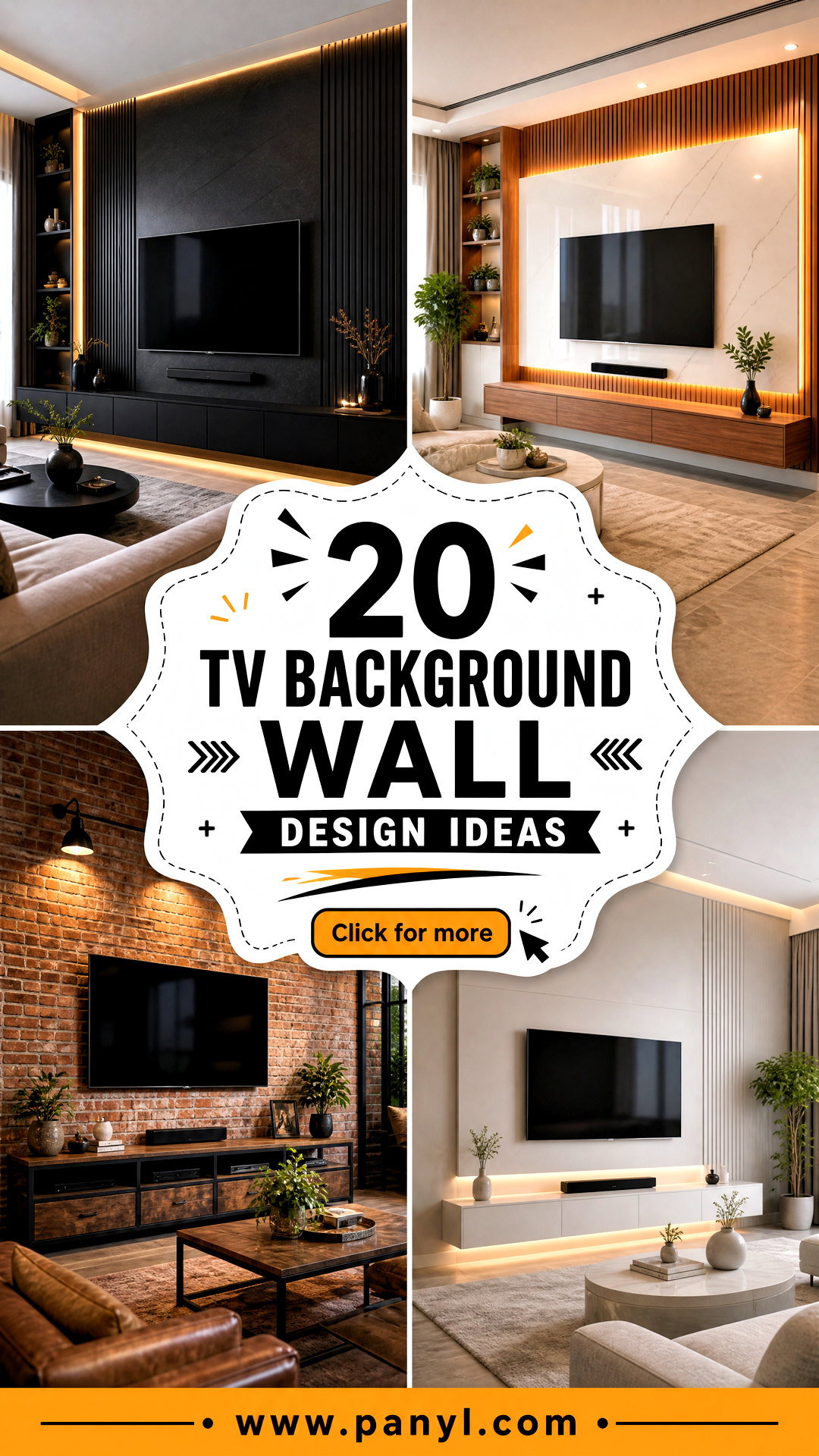 20 TV Background Wall Design Ideas for a Striking Focal Point - 20 TV Background Wall Design Ideas for a Striking Focal Point