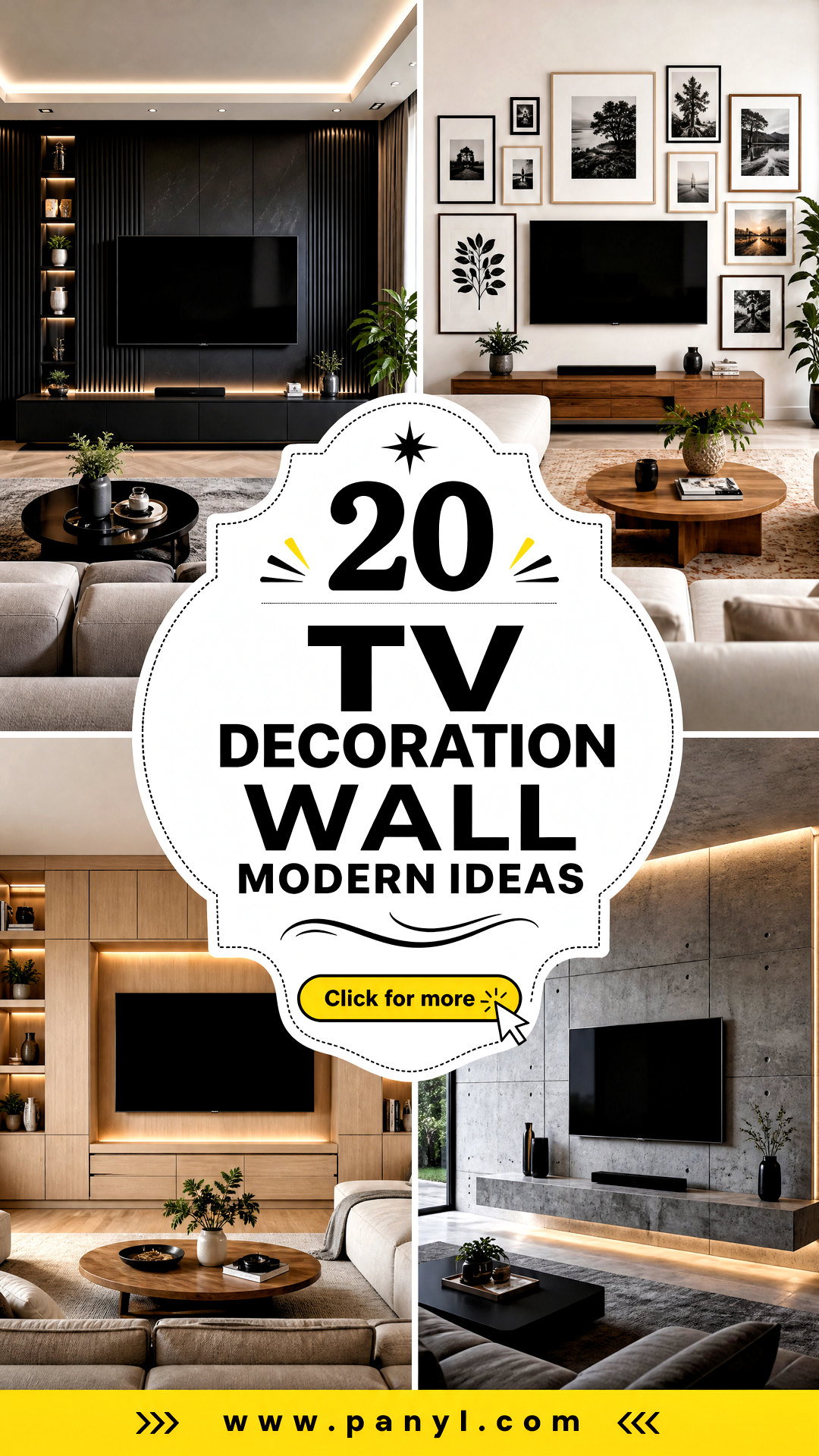 20 TV Decoration Wall Modern Ideas for a Sleek Home Update - 20 TV Decoration Wall Modern Ideas for a Sleek Home Update