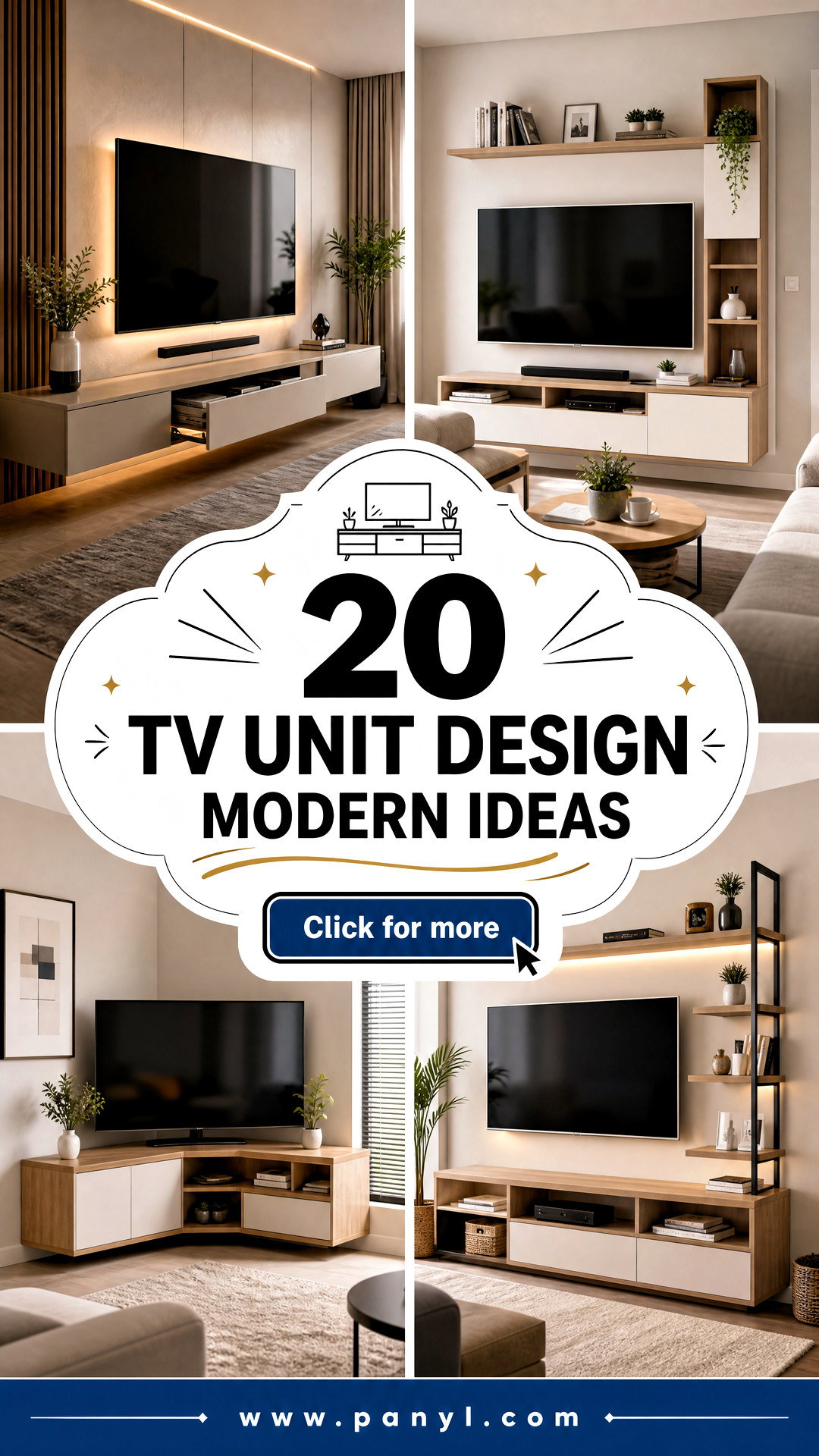 20 TV Unit Design Modern Ideas for Sleek Space-Saving Style - 20 TV Unit Design Modern Ideas for Sleek, Space-Saving Style