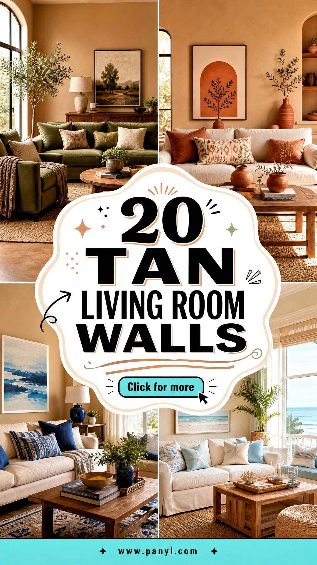 20 Tan Living Room Walls for a Cozy Timeless Makeover - 20 Tan Living Room Walls for a Cozy, Timeless Makeover