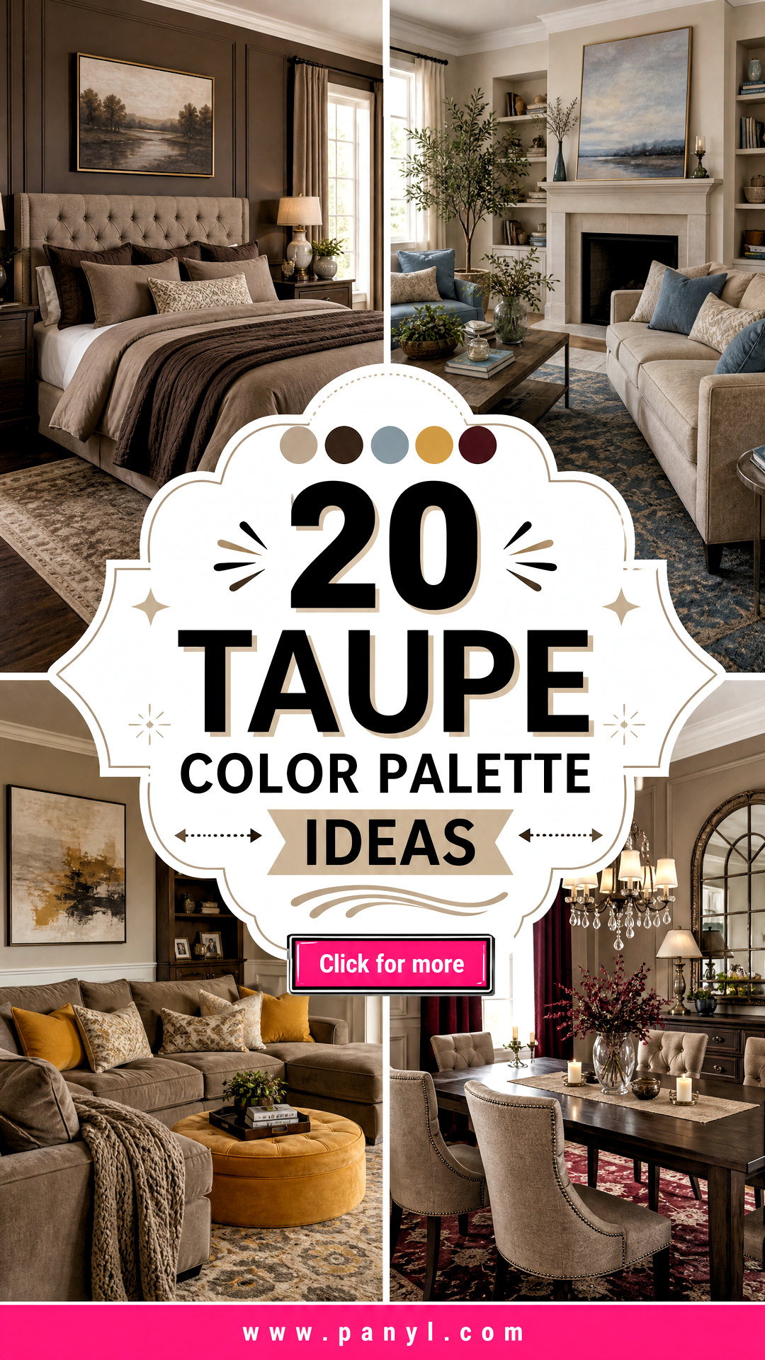 20 Taupe Color Palette Ideas for a Chic Calm Home Refresh - 20 Taupe Color Palette Ideas for a Chic, Calm Home Refresh