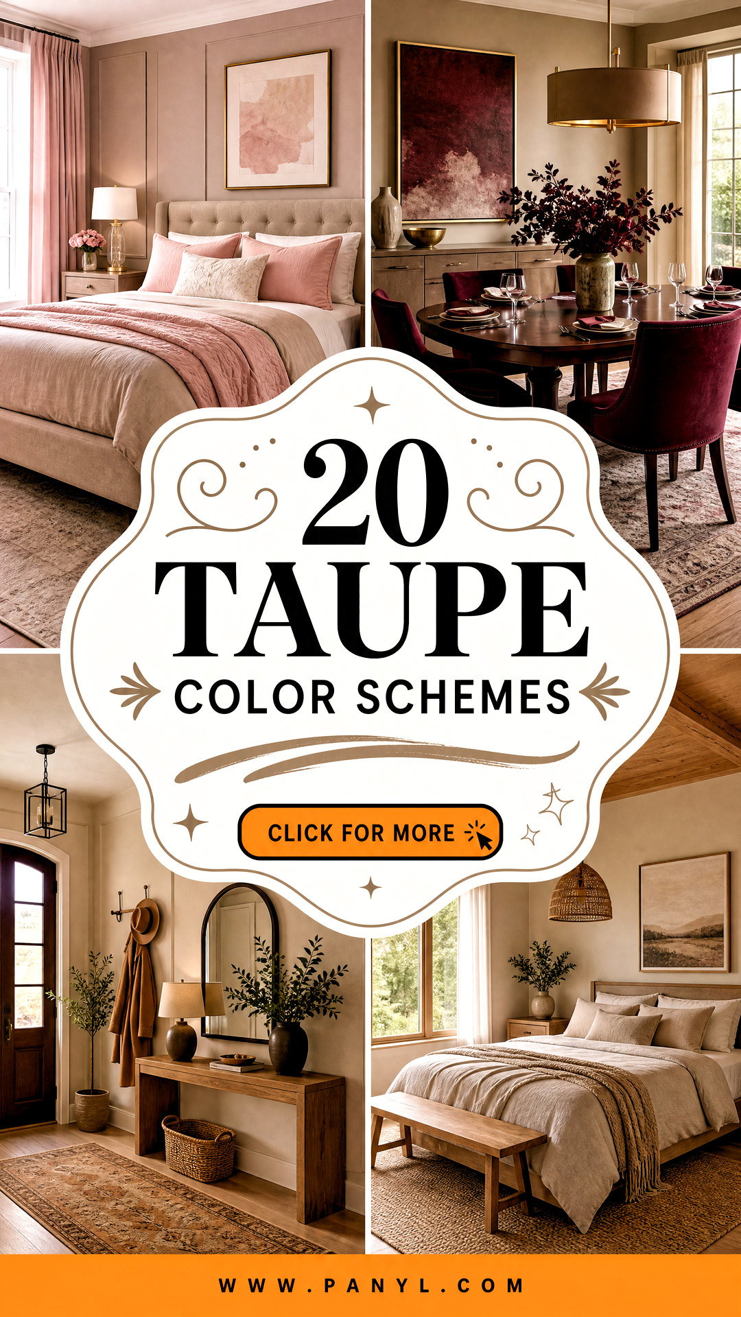20 Taupe Color Schemes for a Warm Cohesive Modern Home - 20 Taupe Color Schemes for a Warm, Cohesive Modern Home