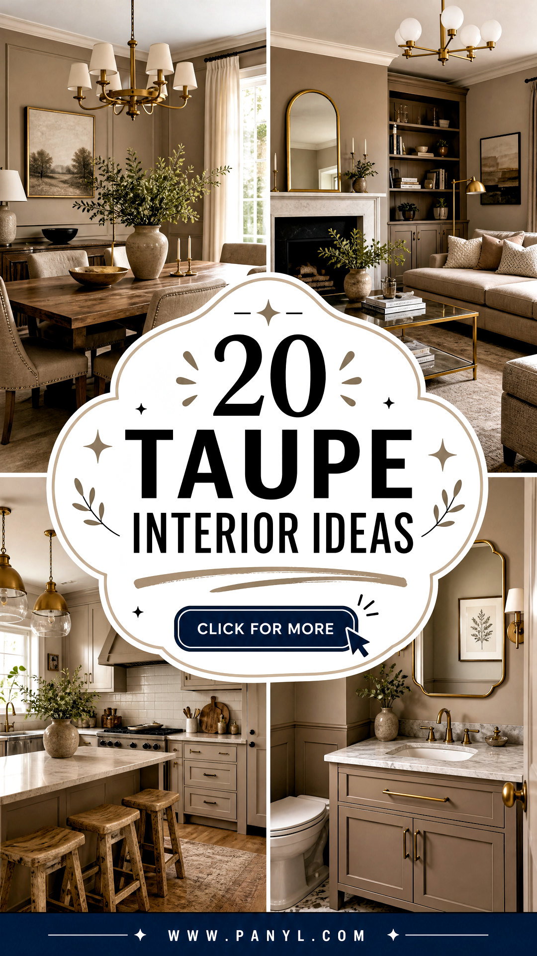 20 Taupe Interior Ideas for a Calm Elevated Home in 2025 - 20 Taupe Interior Ideas for a Calm, Elevated Home in 2025