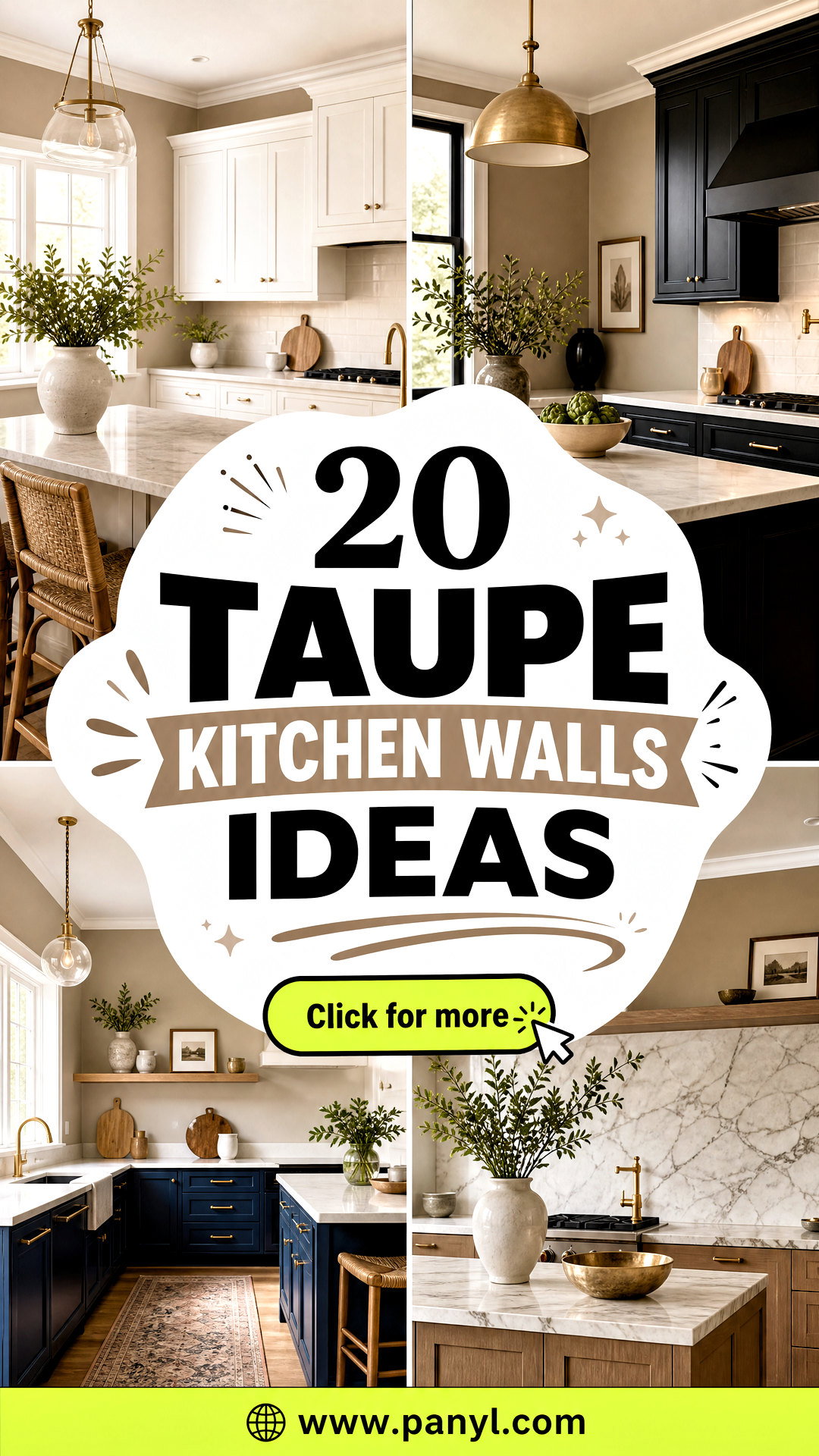 20 Taupe Kitchen Walls Ideas for a Cozy Polished Space - 20 Taupe Kitchen Walls Ideas for a Cozy, Polished Space