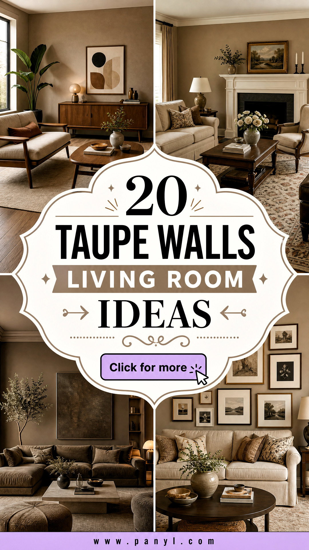 20 Taupe Walls Living Room Ideas for Timeless Cozy Style - 20 Taupe Walls Living Room Ideas for Timeless, Cozy Style