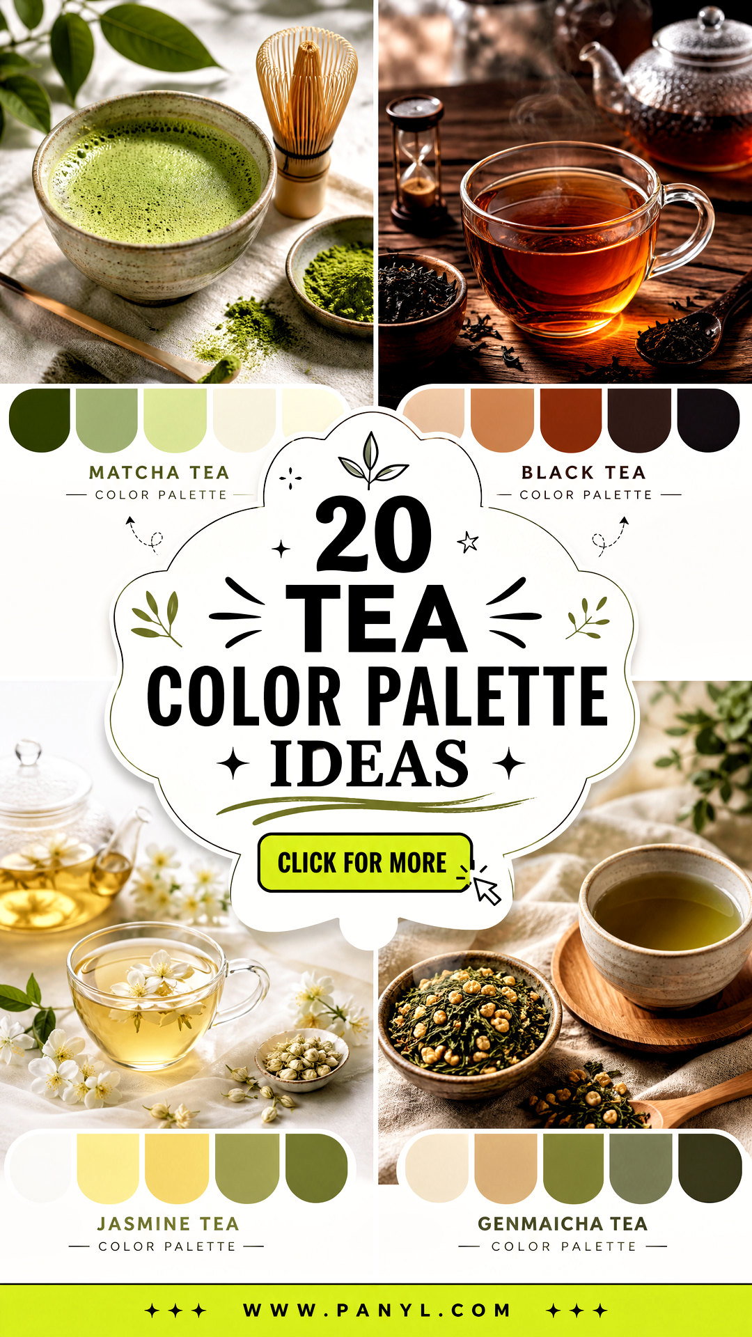 20 Tea Color Palette Ideas for Warm Refined Creative Projects - 20 Tea Color Palette Ideas for Warm, Refined Creative Projects