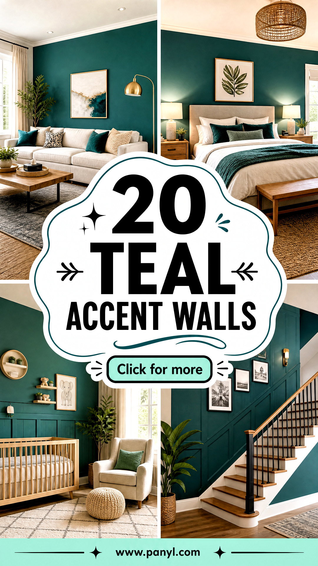 20 Teal Accent Walls for Bold and Stylish Modern Living Rooms - 20 Teal Accent Walls for Bold and Stylish Modern Living Rooms
