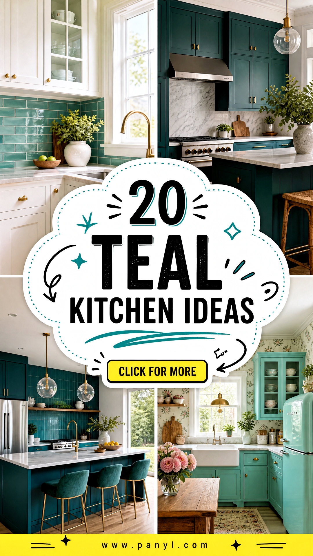 20 Teal Kitchen Ideas for a Fresh Sophisticated Makeover - 20 Teal Kitchen Ideas for a Fresh, Sophisticated Makeover