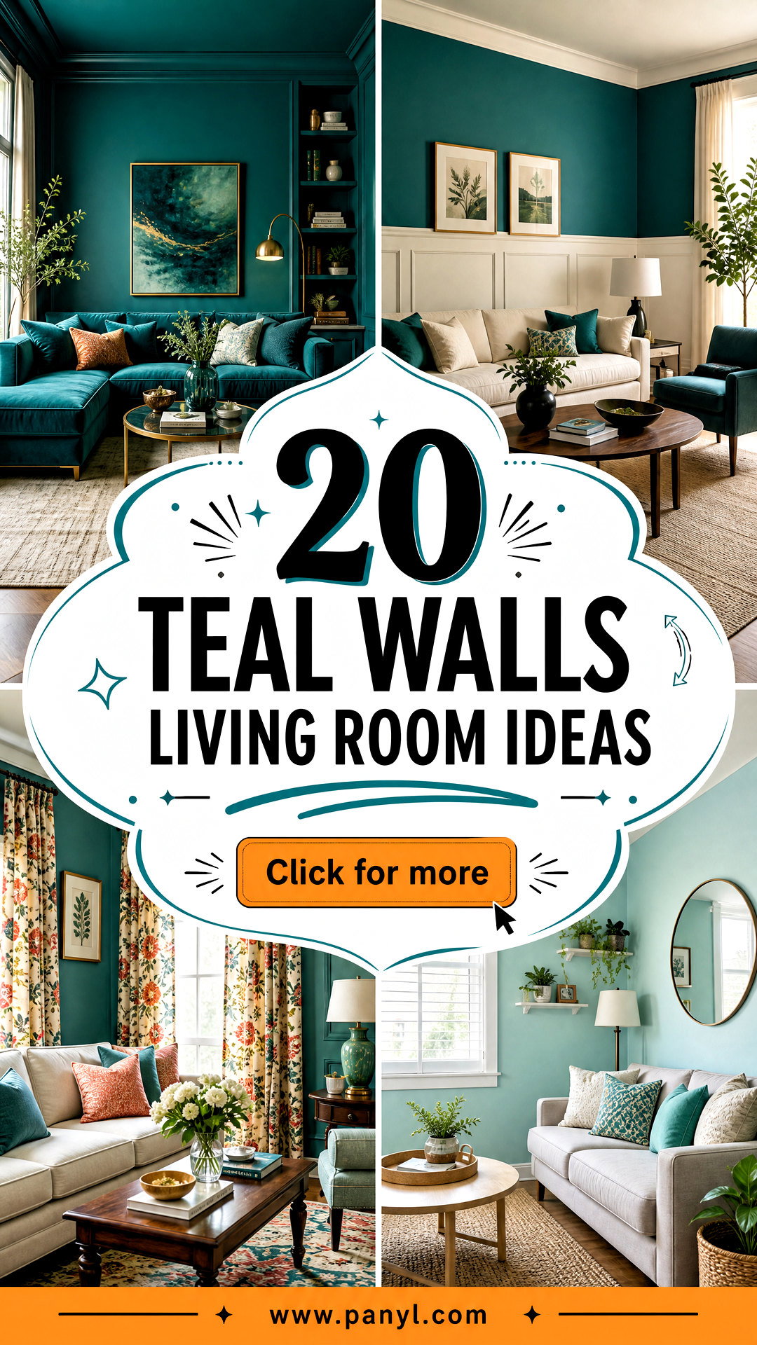 20 Teal Walls Living Room Ideas for a Bold Cozy Refresh - 20 Teal Walls Living Room Ideas for a Bold, Cozy Refresh