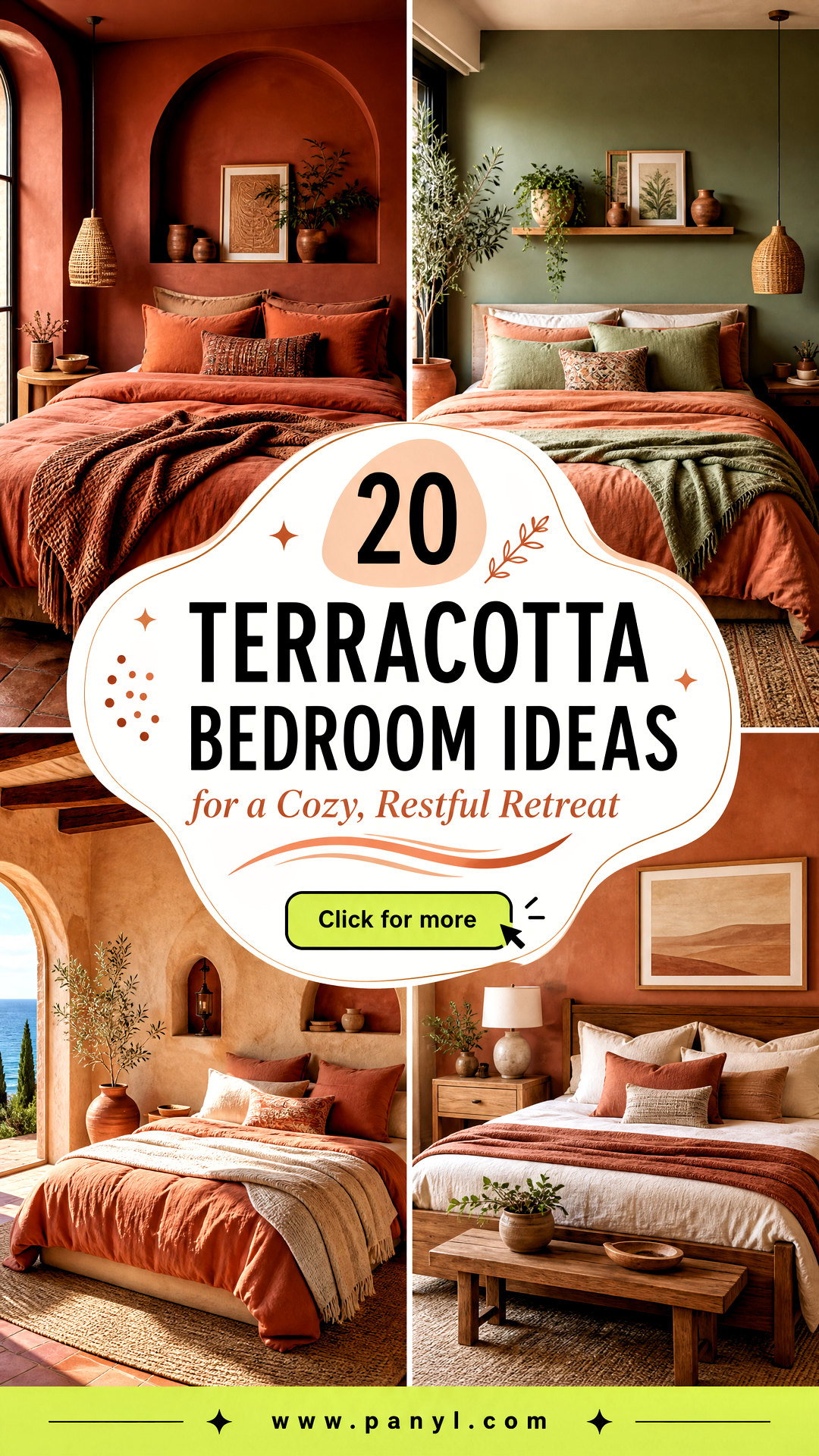20 Terracotta Bedroom Ideas for a Cozy Restful Retreat - 20 Terracotta Bedroom Ideas for a Cozy, Restful Retreat