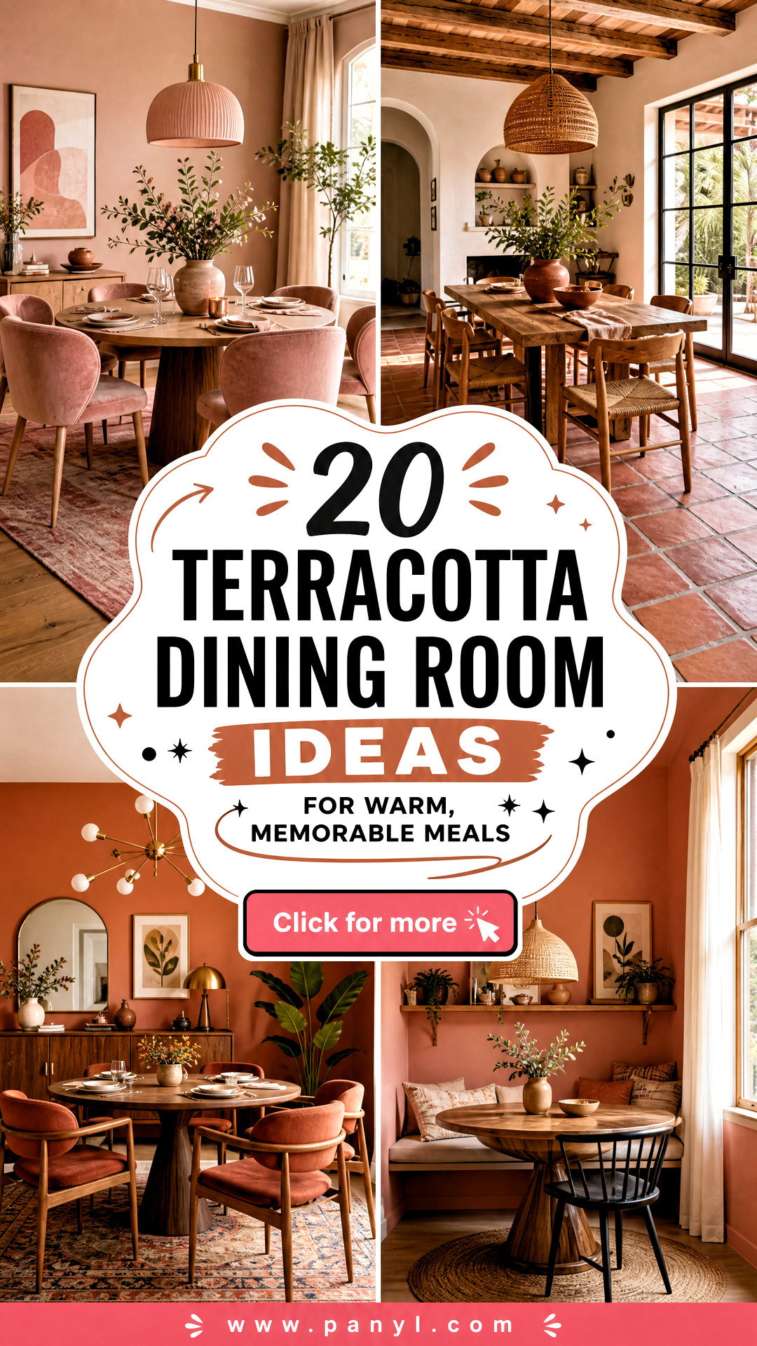 20 Terracotta Dining Room Ideas for Warm Memorable Meals - 20 Terracotta Dining Room Ideas for Warm, Memorable Meals