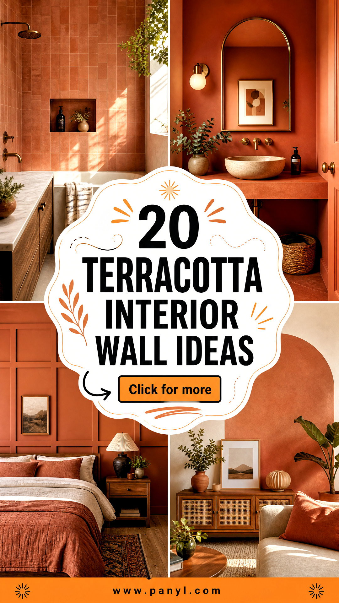20 Terracotta Interior Wall Ideas for Warm Earthy Rooms - 20 Terracotta Interior Wall Ideas for Warm, Earthy Rooms
