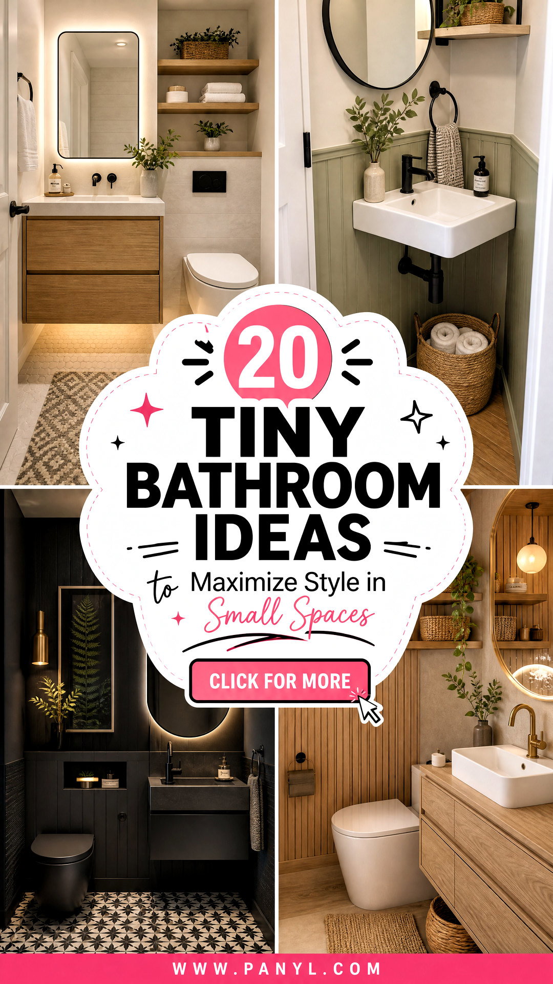 20 Tiny Bathroom Ideas to Maximize Style in Small Spaces - 20 Tiny Bathroom Ideas to Maximize Style in Small Spaces