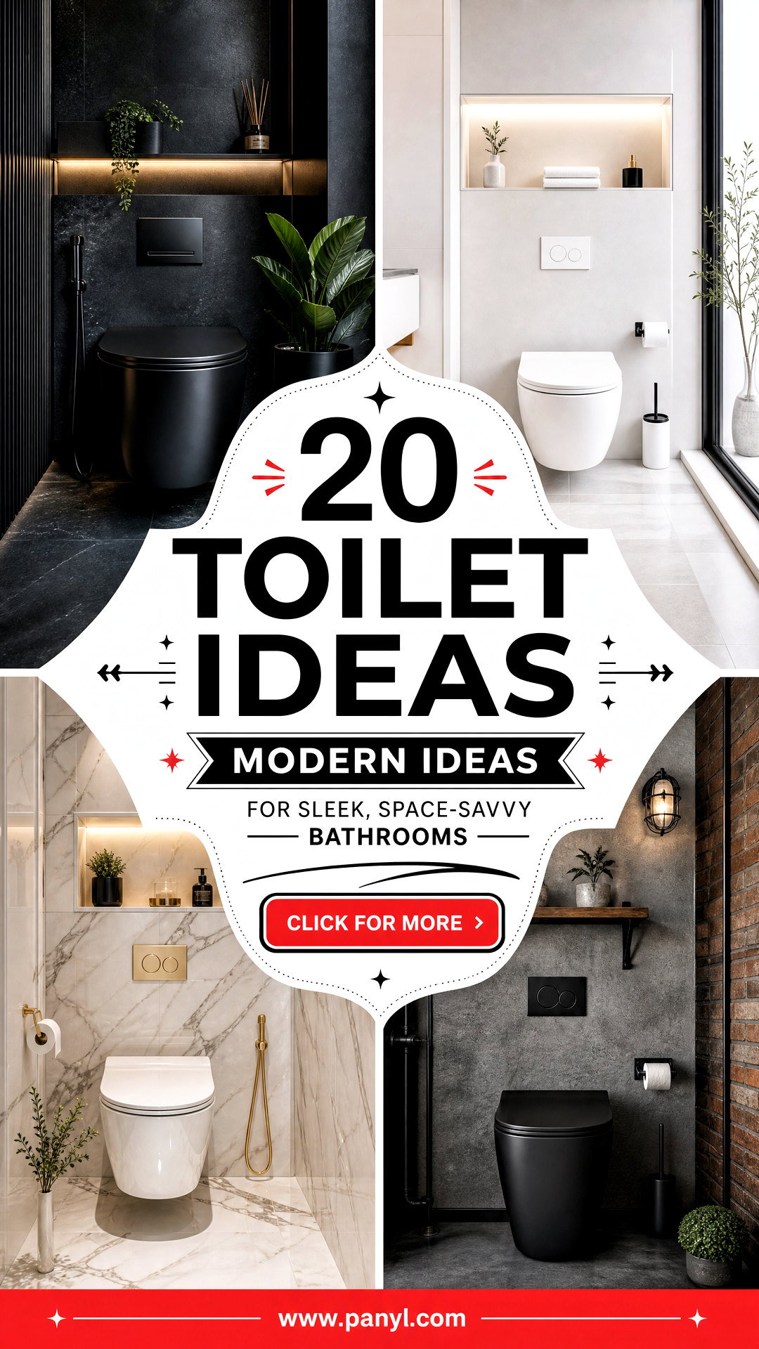 20 Toilet Ideas Modern Ideas for Sleek Space-Savvy Bathrooms - 20 Toilet Ideas Modern Ideas for Sleek, Space-Savvy Bathrooms
