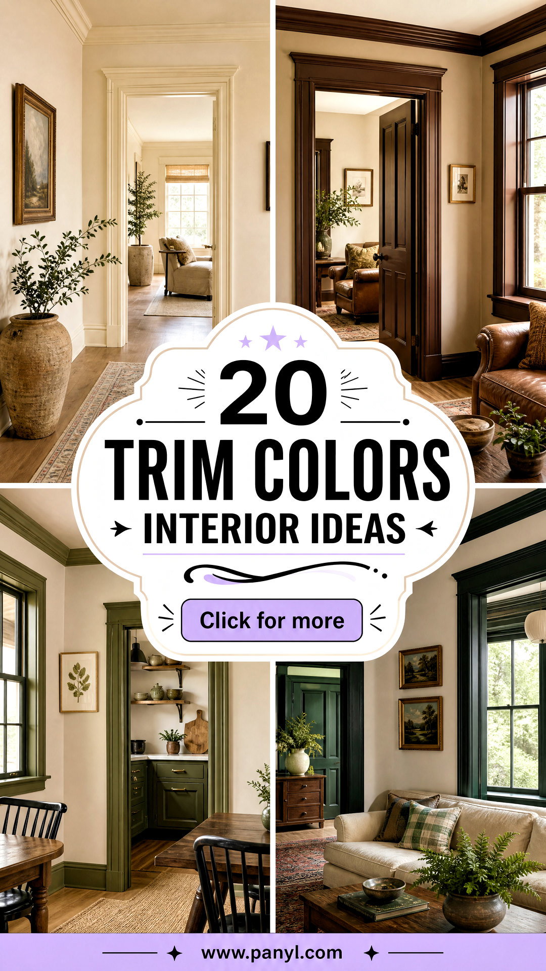 20 Trim Colors Interior Ideas for a Polished Cohesive Home - 20 Trim Colors Interior Ideas for a Polished, Cohesive Home