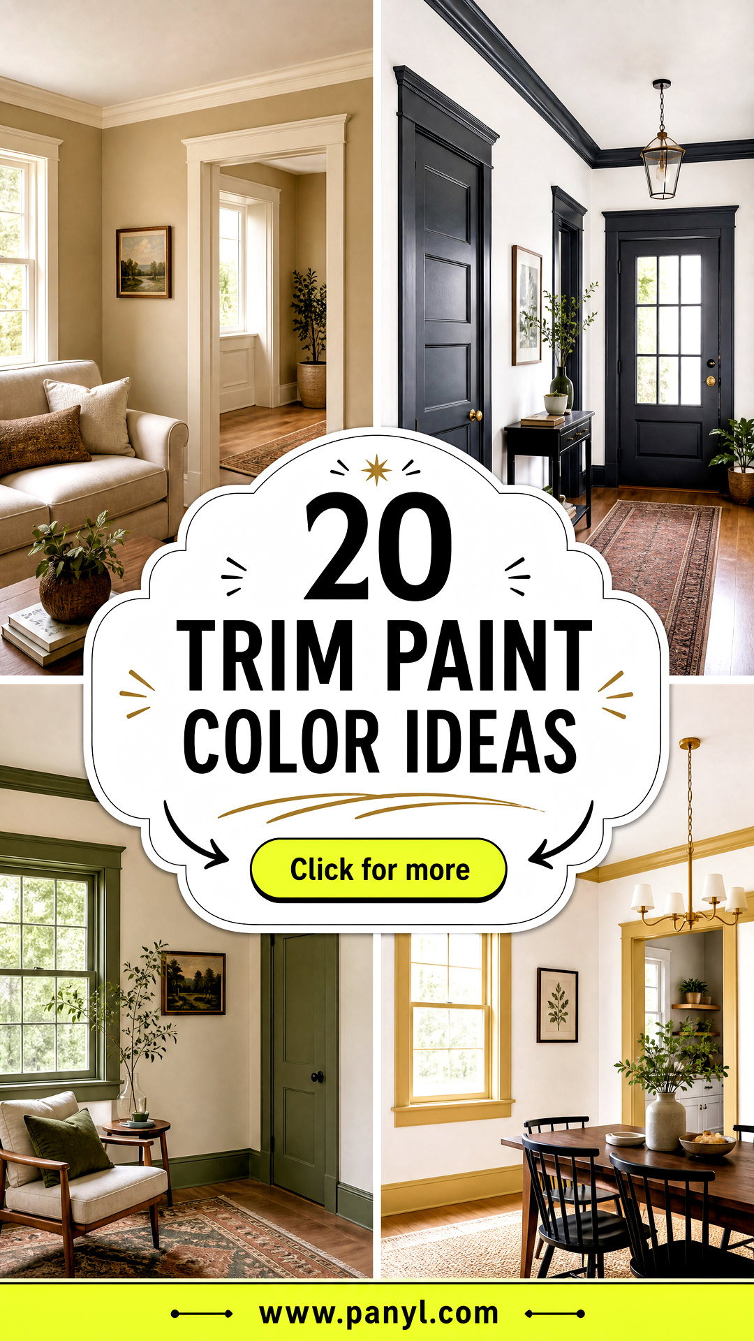20 Trim Paint Color Ideas for a Crisp Designer-Led Home - 20 Trim Paint Color Ideas for a Crisp, Designer-Led Home