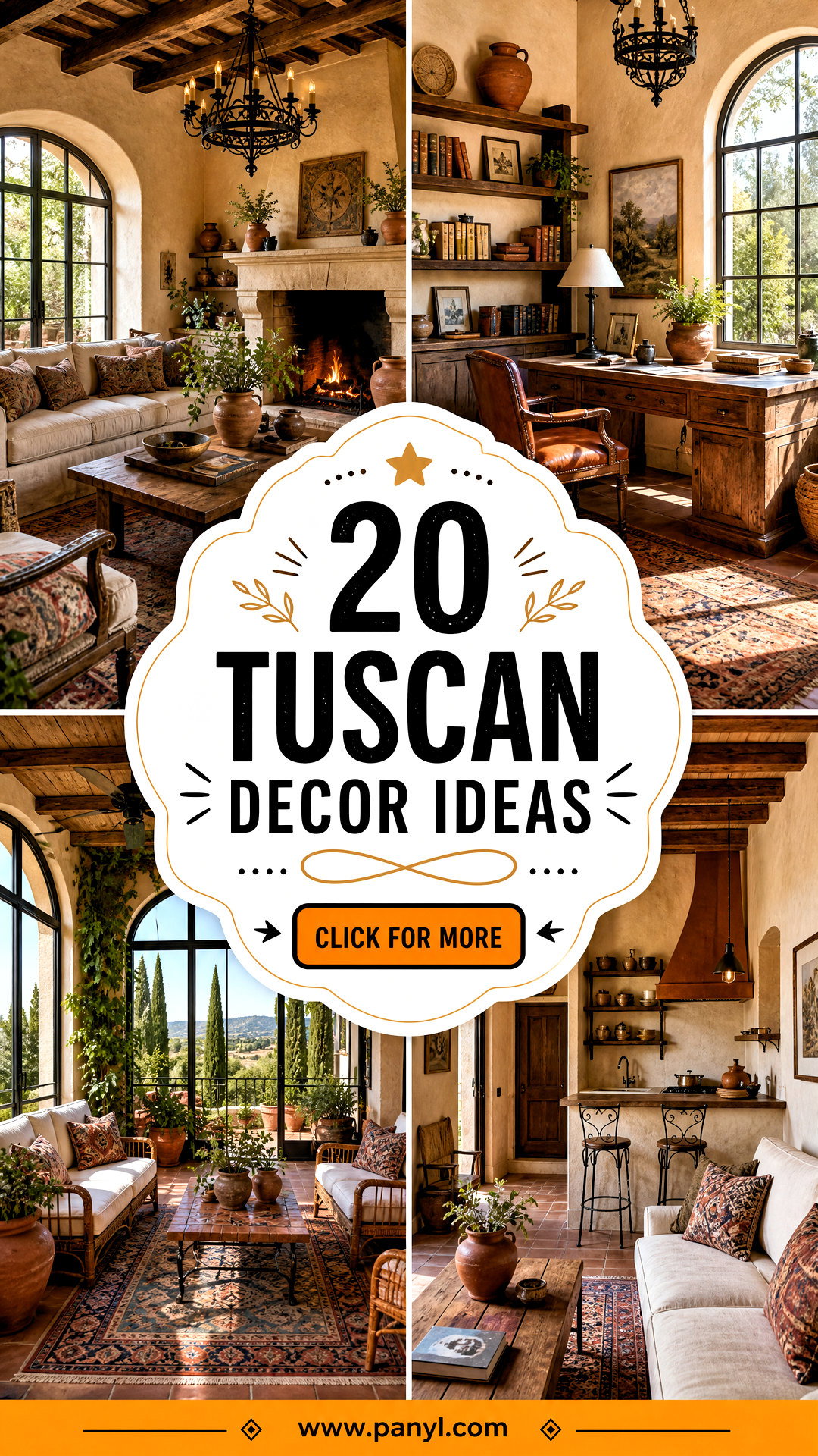 20 Tuscan Decor Ideas for a Warm Inviting Home Makeover - 20 Tuscan Decor Ideas for a Warm, Inviting Home Makeover