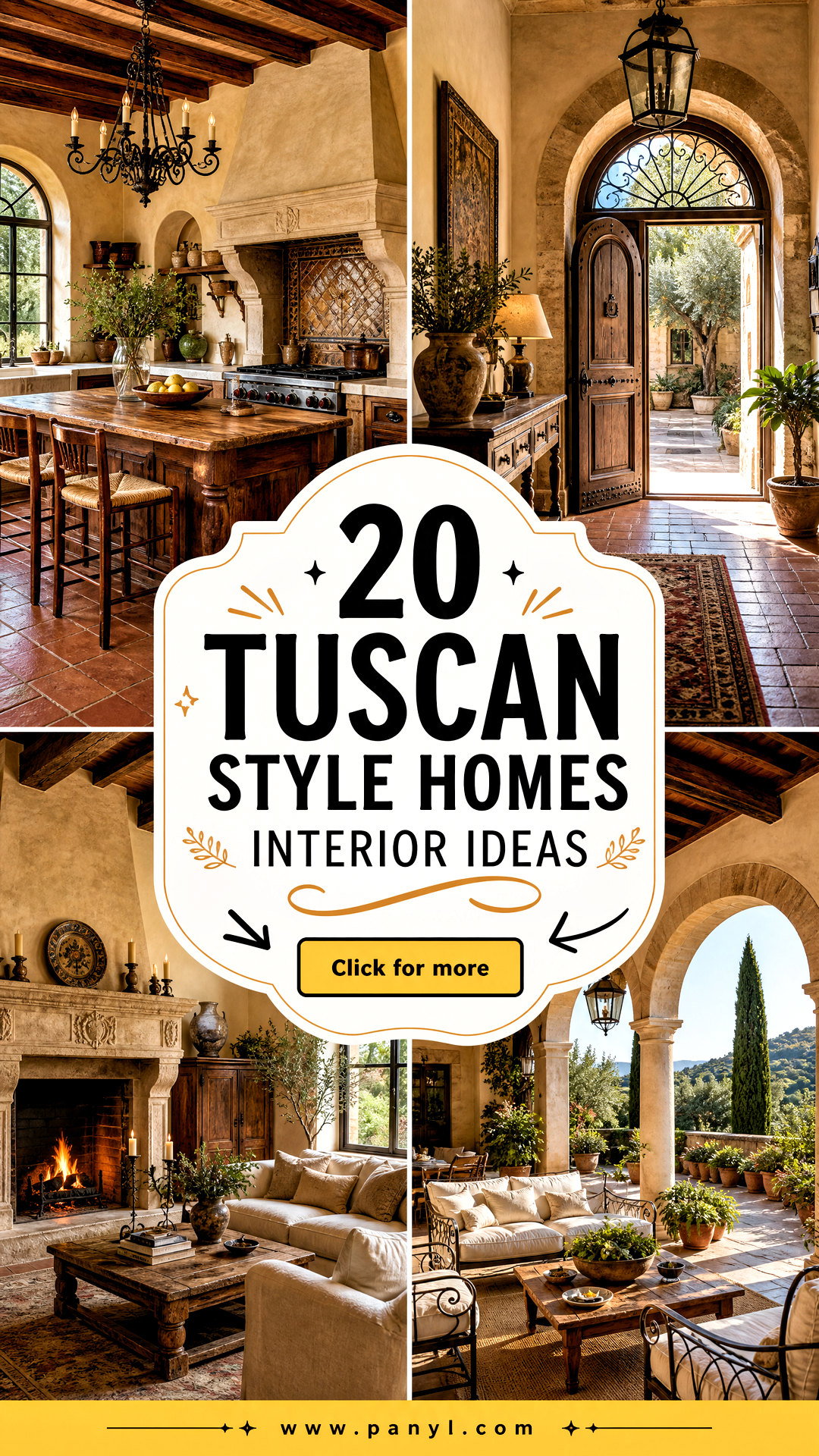 20 Tuscan Style Homes Interior Ideas for Old-World Warmth - 20 Tuscan Style Homes Interior Ideas for Old-World Warmth