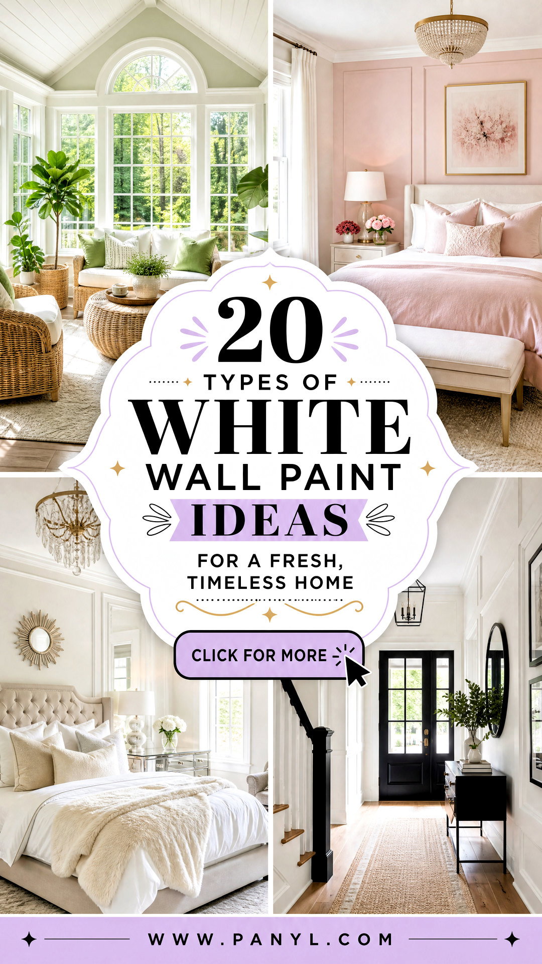 20 Types of White Wall Paint Ideas for a Fresh Timeless Home - 20 Types of White Wall Paint Ideas for a Fresh, Timeless Home