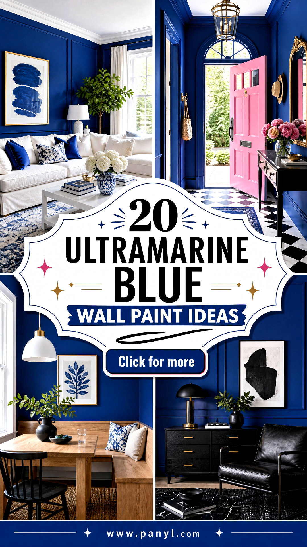 20 Ultramarine Blue Wall Paint Ideas for Bold Modern Homes - 20 Ultramarine Blue Wall Paint Ideas for Bold Modern Homes