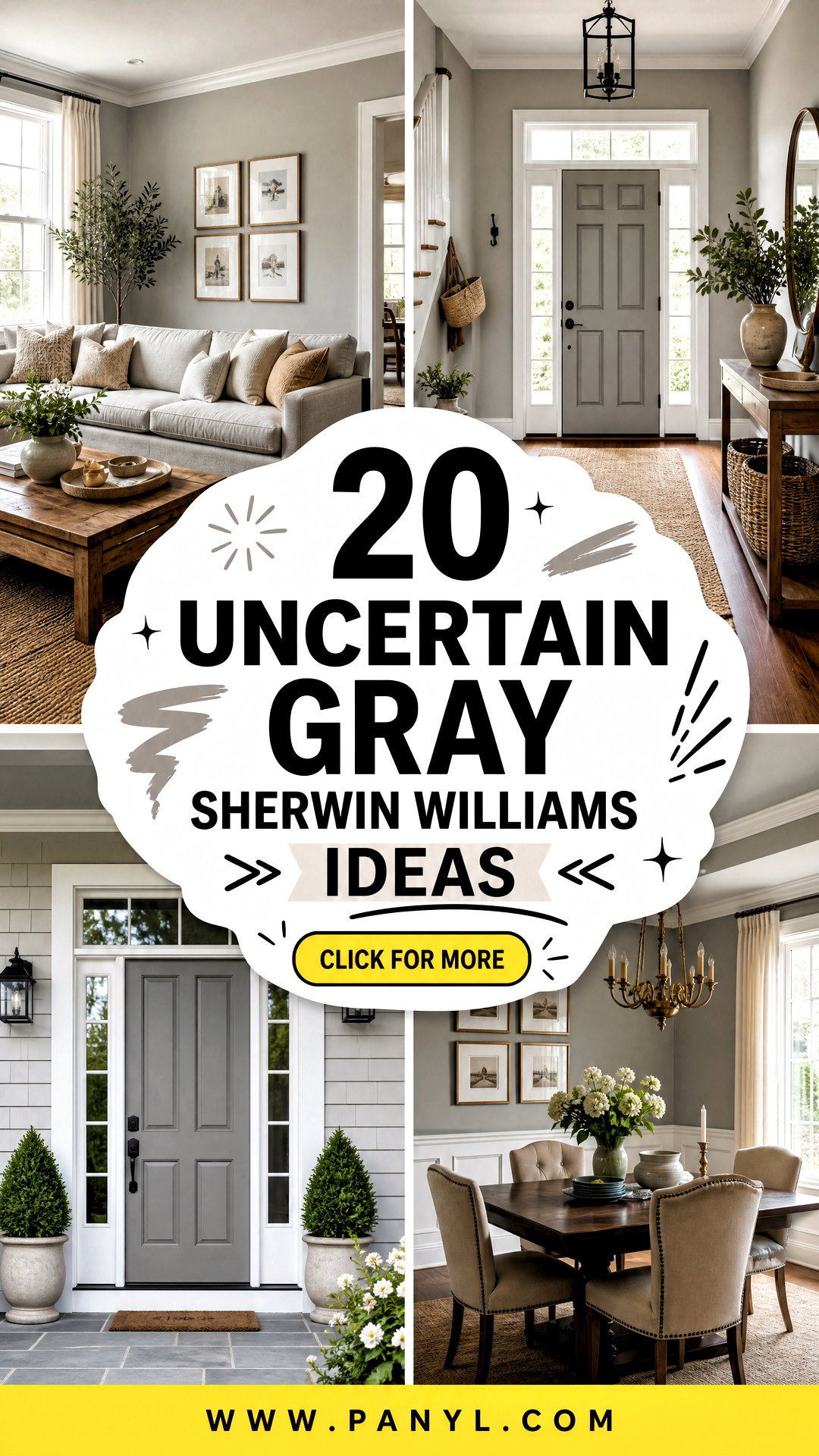 20 Uncertain Gray Sherwin Williams Ideas for Calm Modern Rooms - 20 Uncertain Gray Sherwin Williams Ideas for Calm Modern Rooms