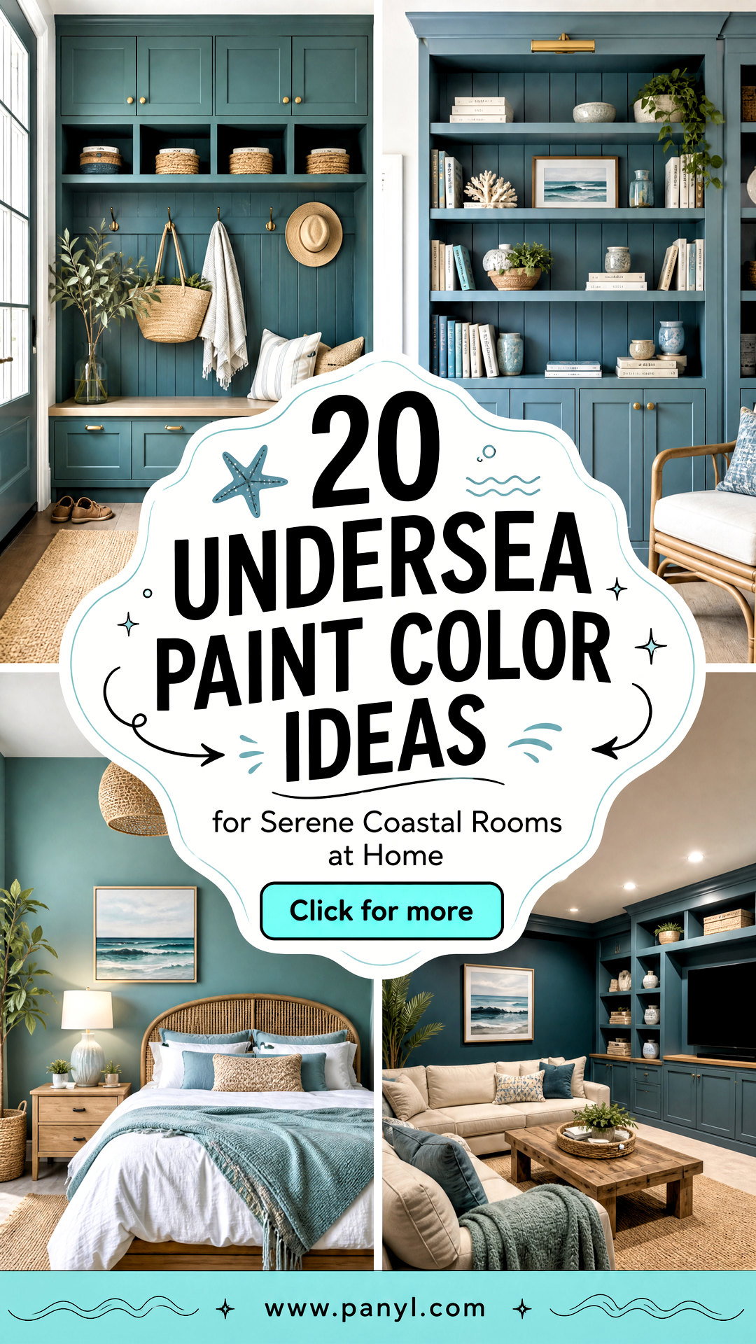 20 Undersea Paint Color Ideas for Serene Coastal Rooms at Home - 20 Undersea Paint Color Ideas for Serene Coastal Rooms at Home