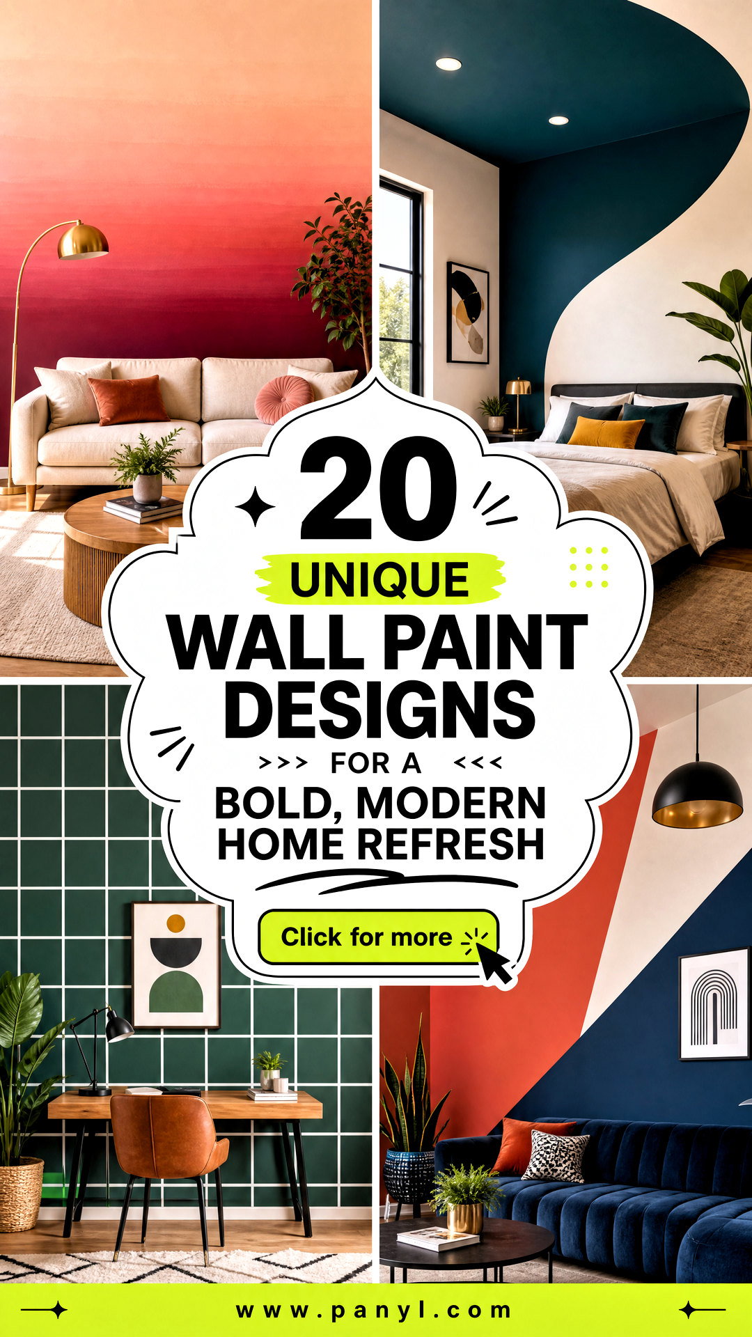 20 Unique Wall Paint Designs for a Bold Modern Home Refresh - 20 Unique Wall Paint Designs for a Bold, Modern Home Refresh