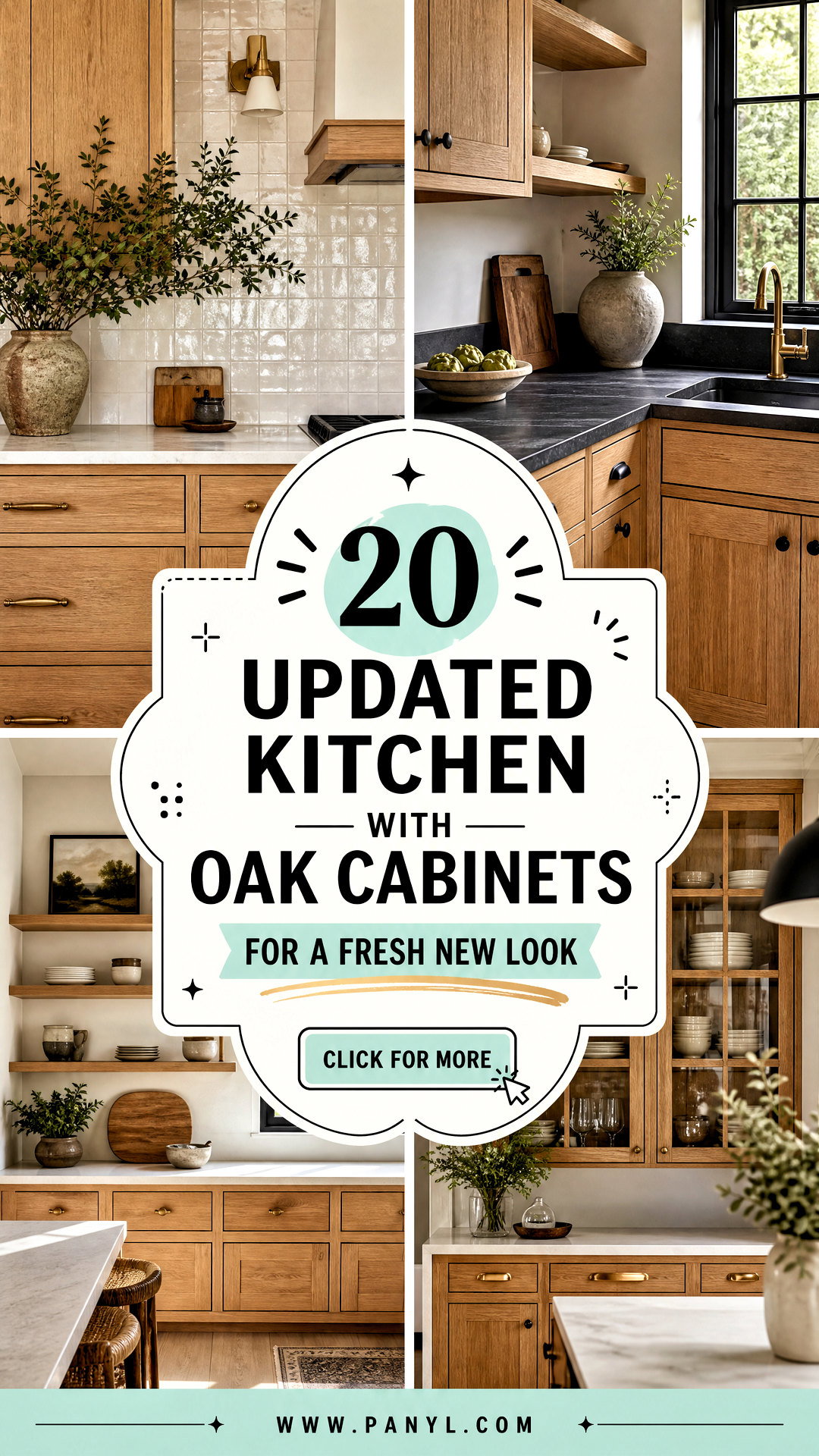 20 Updated Kitchen With Oak Cabinets for a Fresh New Look - 20 Updated Kitchen With Oak Cabinets for a Fresh New Look