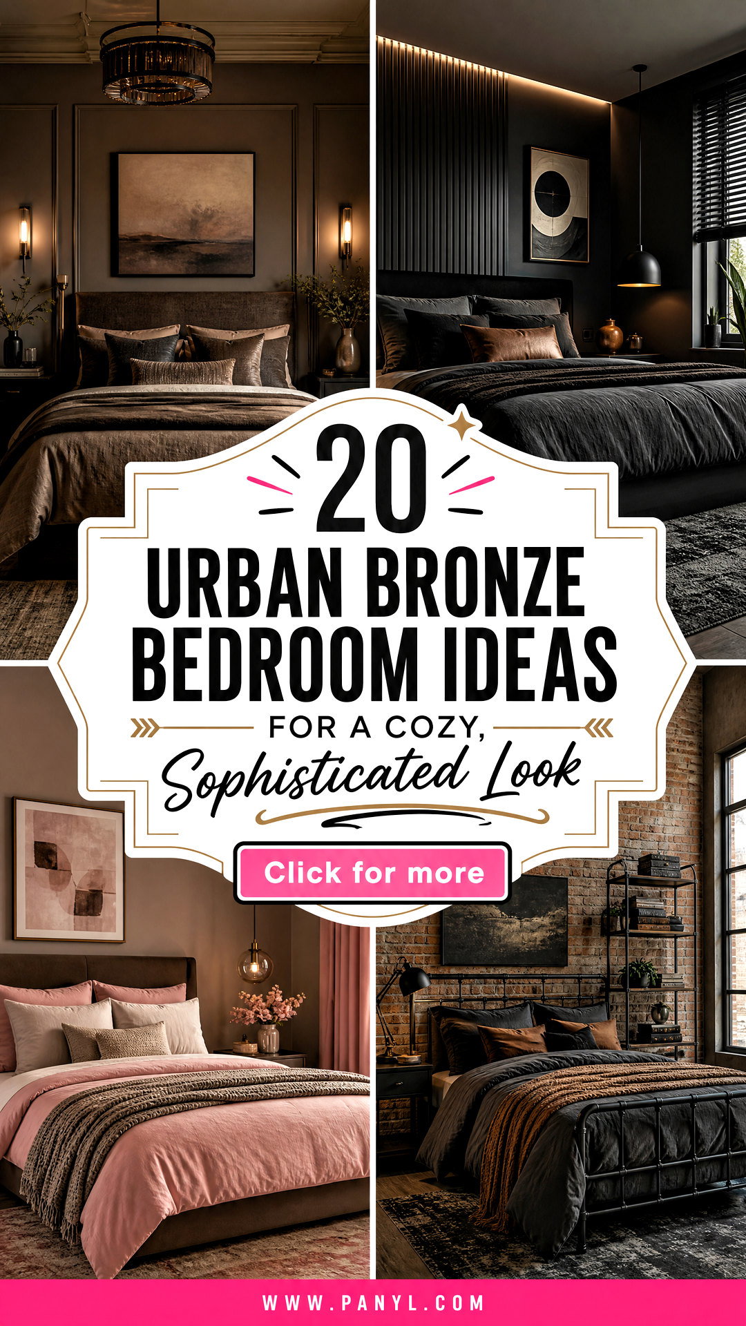 20 Urban Bronze Bedroom Ideas for a Cozy Sophisticated Look - 20 Urban Bronze Bedroom Ideas for a Cozy, Sophisticated Look