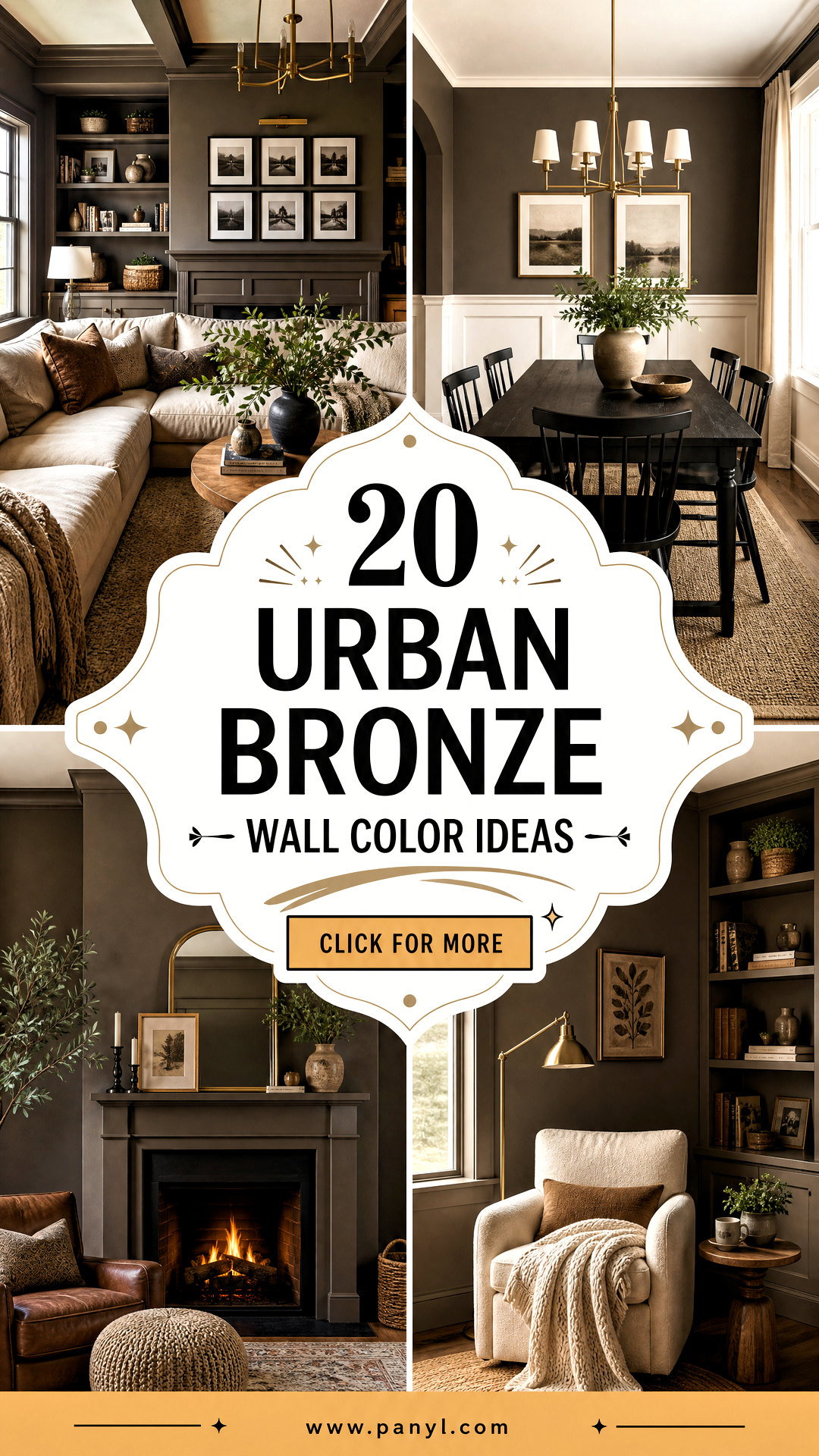 20 Urban Bronze Wall Color Ideas for Chic Cozy Interiors - 20 Urban Bronze Wall Color Ideas for Chic, Cozy Interiors