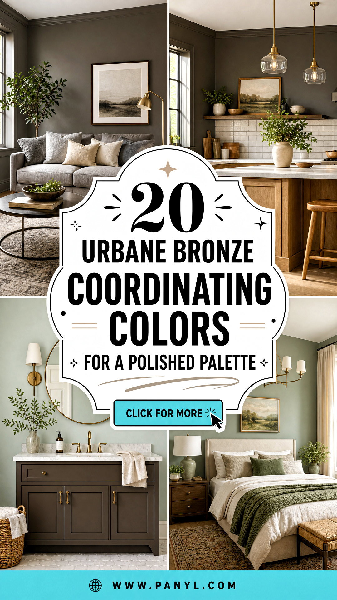 20 Urbane Bronze Coordinating Colors for a Polished Palette - 20 Urbane Bronze Coordinating Colors for a Polished Palette