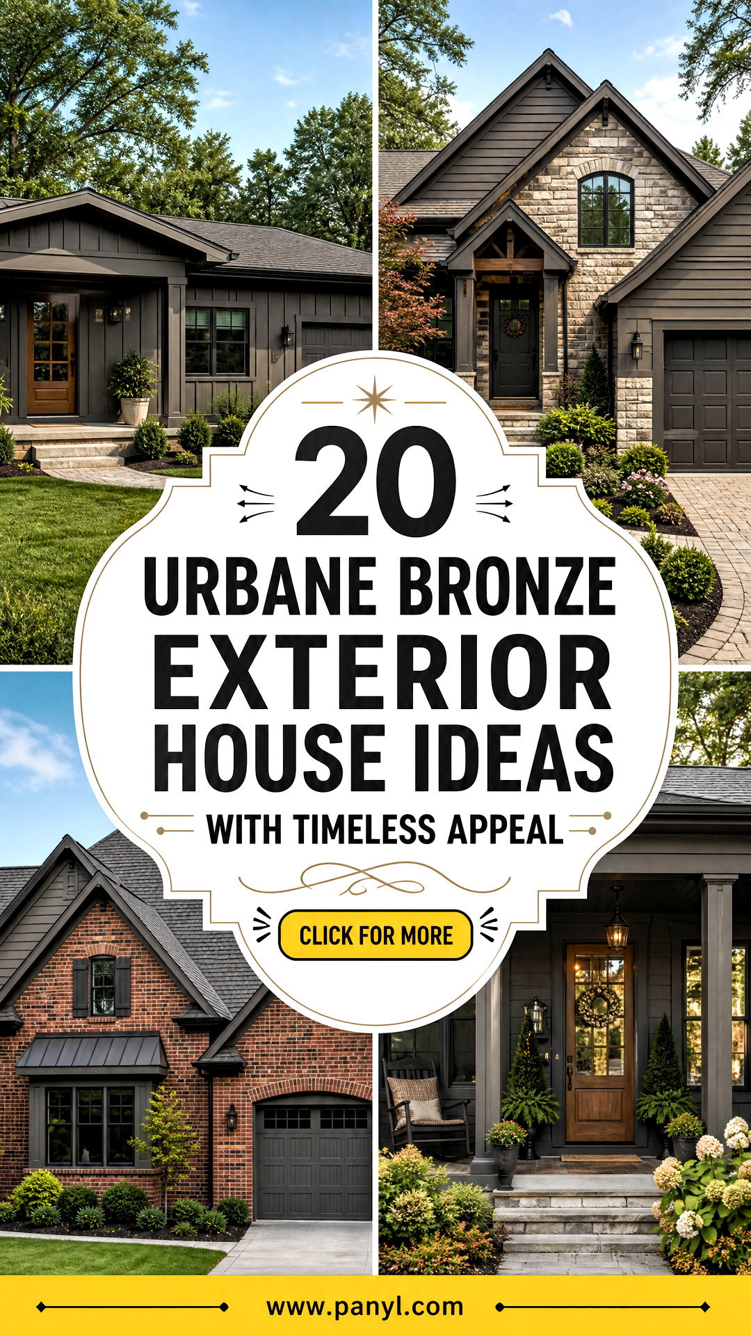 20 Urbane Bronze Exterior House Ideas With Timeless Appeal - 20 Urbane Bronze Exterior House Ideas With Timeless Appeal