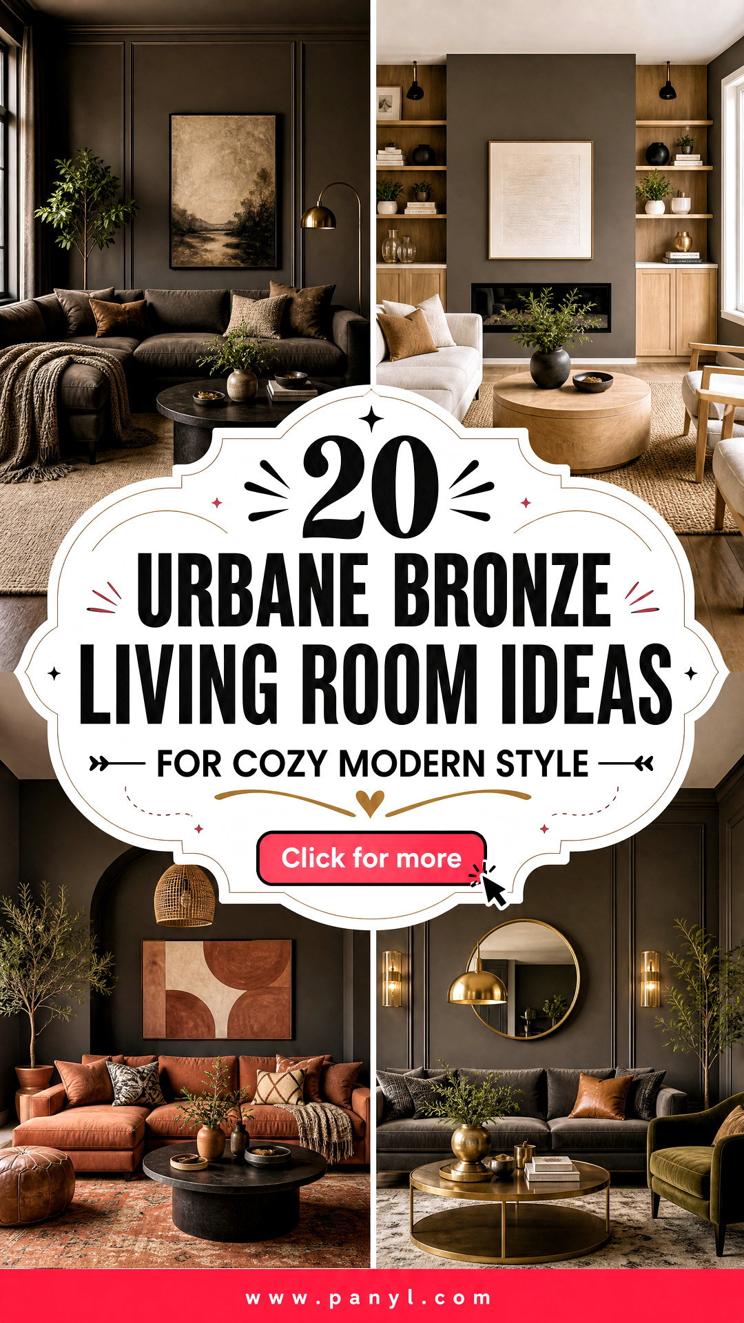 20 Urbane Bronze Living Room Ideas for Cozy Modern Style - 20 Urbane Bronze Living Room Ideas for Cozy Modern Style