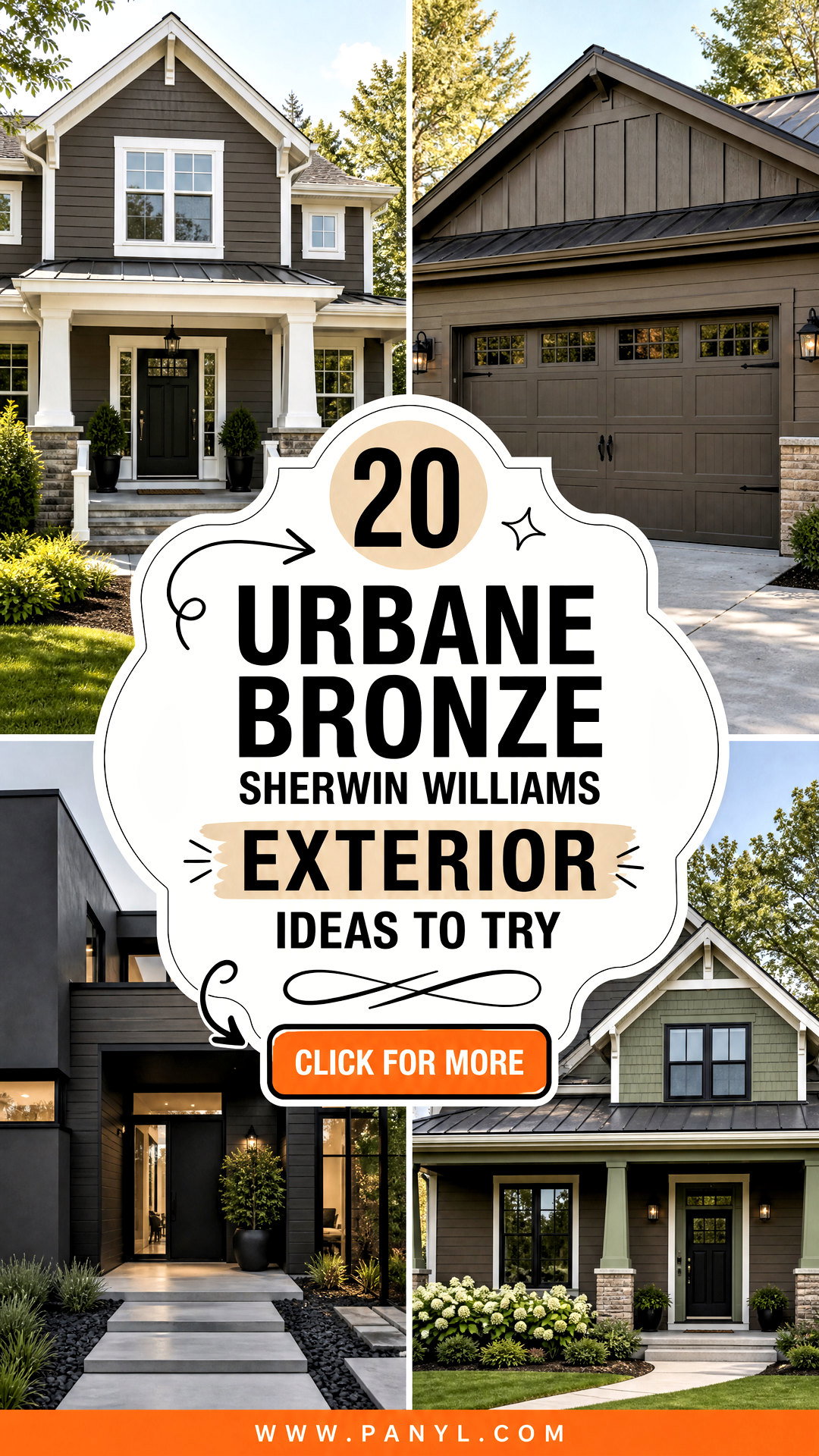 20 Urbane Bronze Sherwin Williams Exterior Ideas to Try - 20 Urbane Bronze Sherwin Williams Exterior Ideas to Try