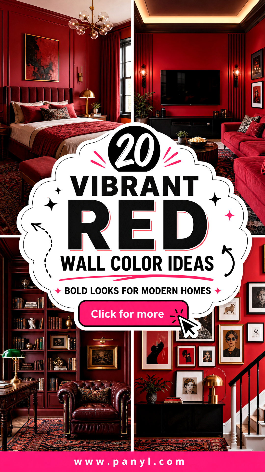 20 Vibrant Red Wall Color Ideas Bold Looks For Modern Homes - 20 Vibrant Red Wall Color Ideas: Bold Looks For Modern Homes