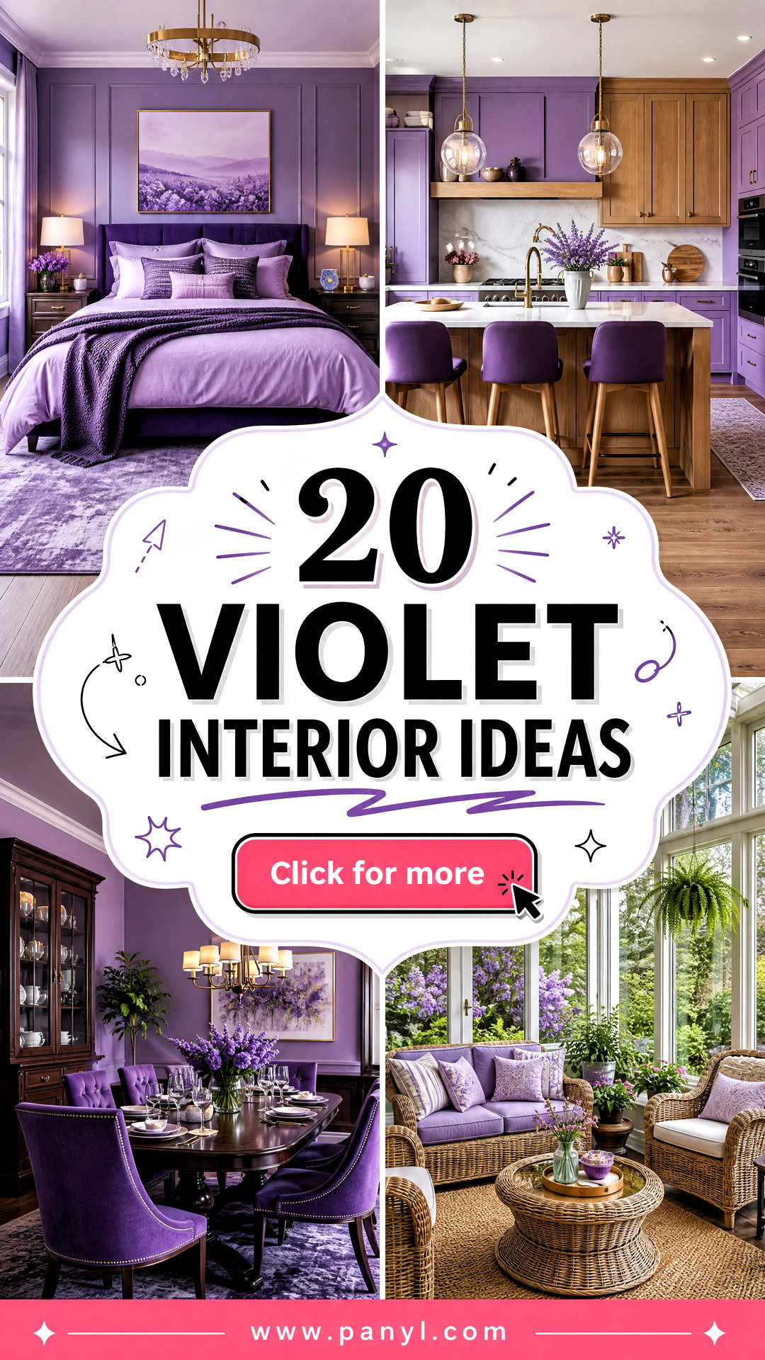 20 Violet Interior Ideas for a Sophisticated Modern Home - 20 Violet Interior Ideas for a Sophisticated Modern Home