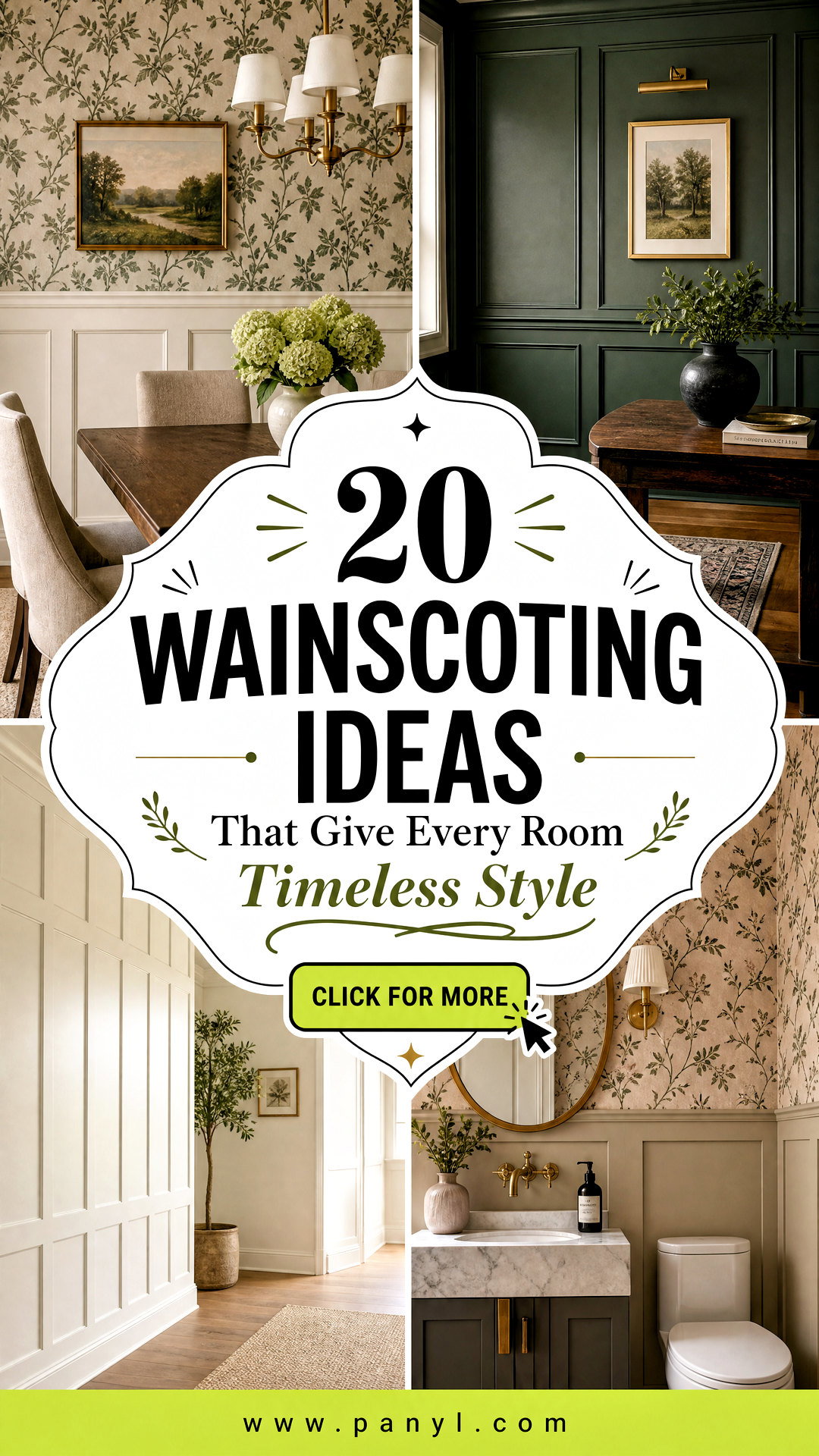 20 Wainscoting Ideas That Give Every Room Timeless Style - 20 Wainscoting Ideas That Give Every Room Timeless Style