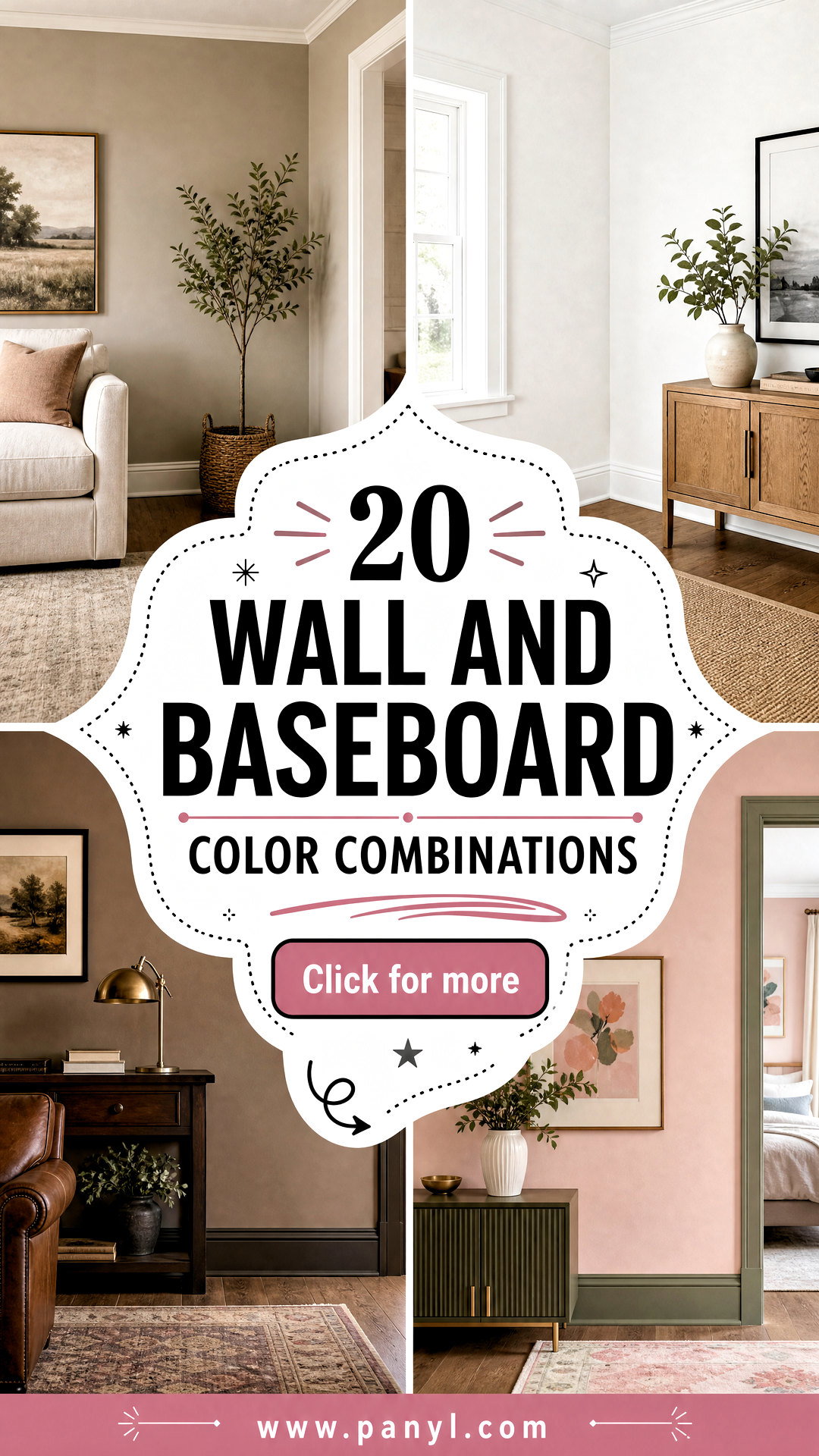 20 Wall And Baseboard Color Combinations Designer Pairing Guide - 20 Wall And Baseboard Color Combinations: Designer Pairing Guide